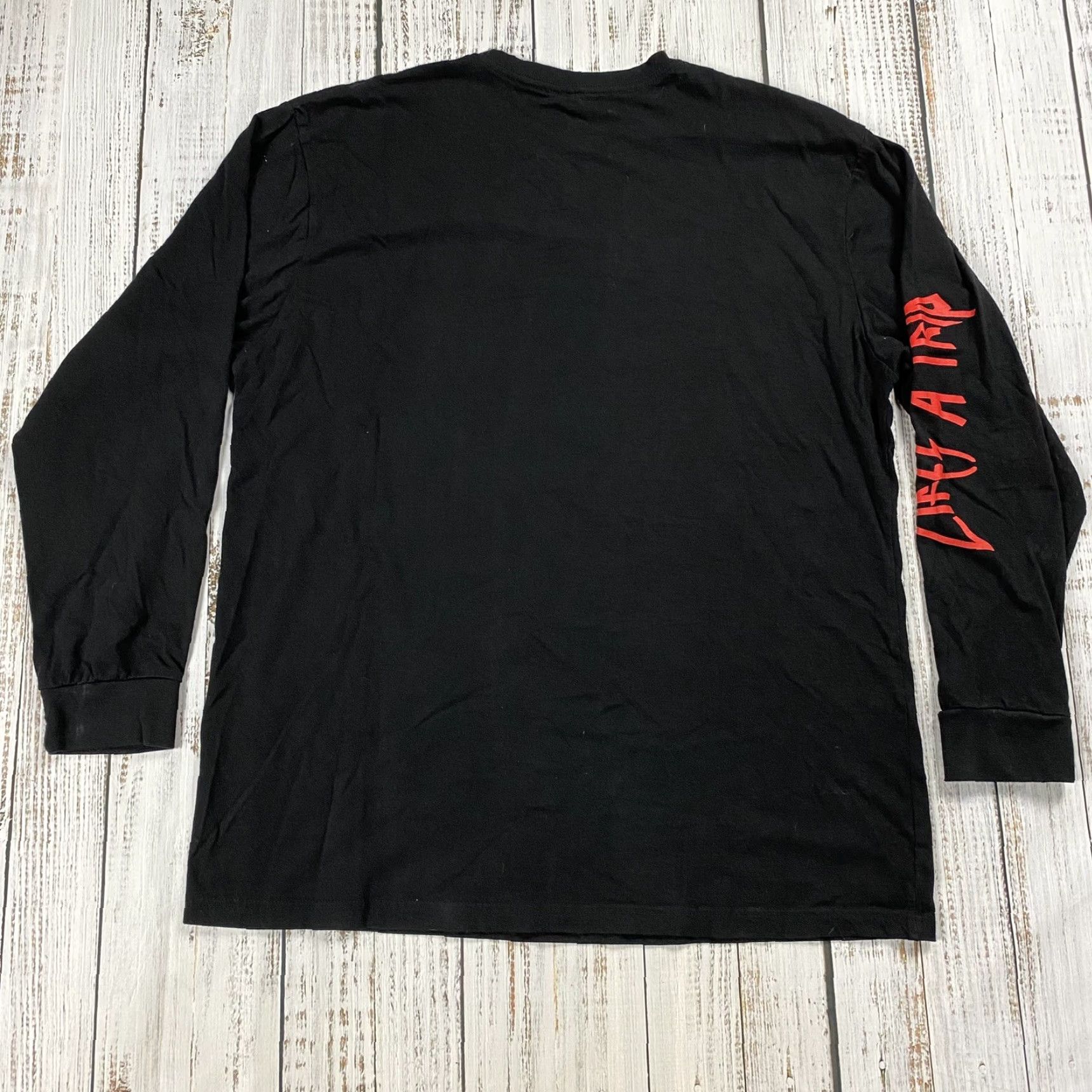 Vintage VINTAGE Trippie Redd Concert Shirt Adult XL Black Long Sleeve Graphic Hip Hop Mens Size US XL / EU 56 / 4 - 5 Thumbnail