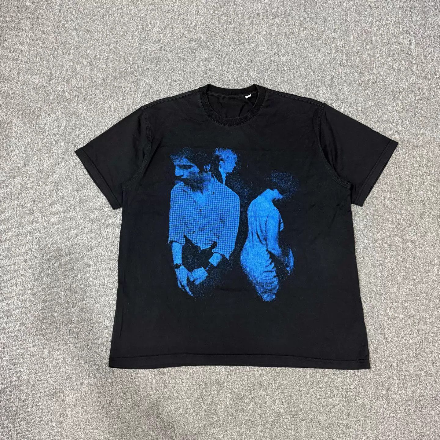 Burberry Burberry Black Portrait Print Short Sleeve Shirt S Size US S / EU 44-46 / 1 - 1 Thumbnail
