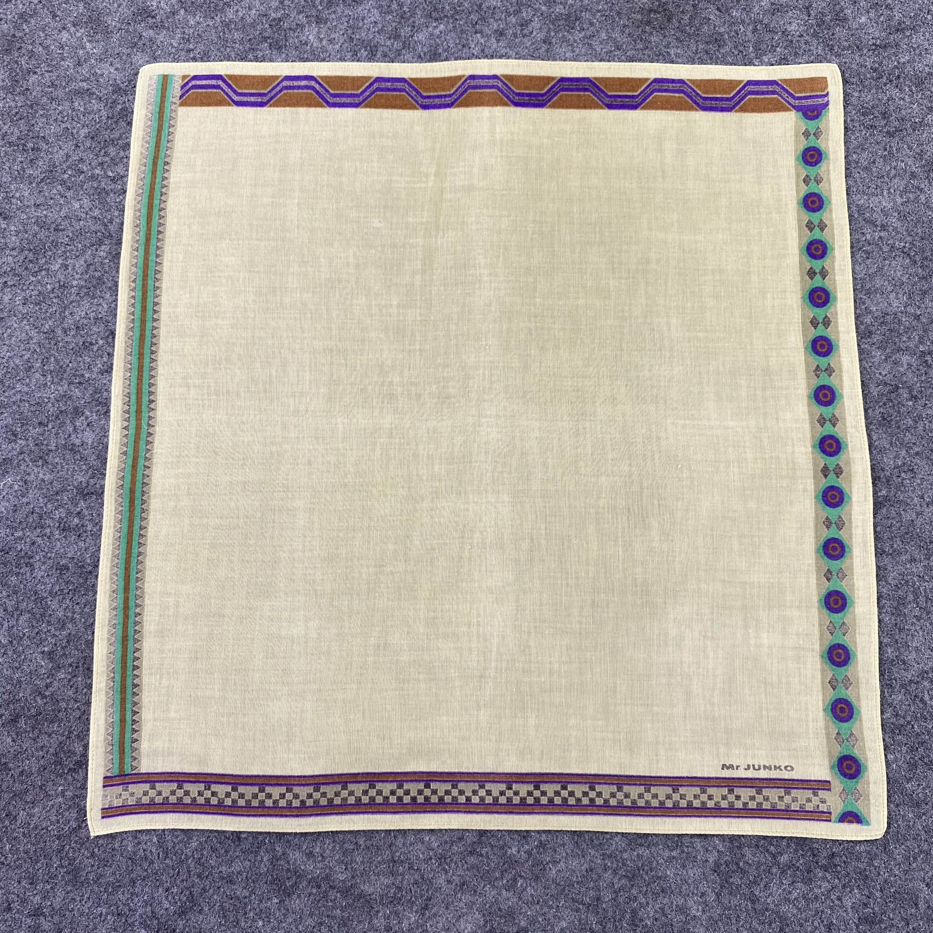 Japanese Brand Mr. Junko Handkerchief / Bandana / Neckerchief -B760 Size ONE SIZE - 3 Thumbnail