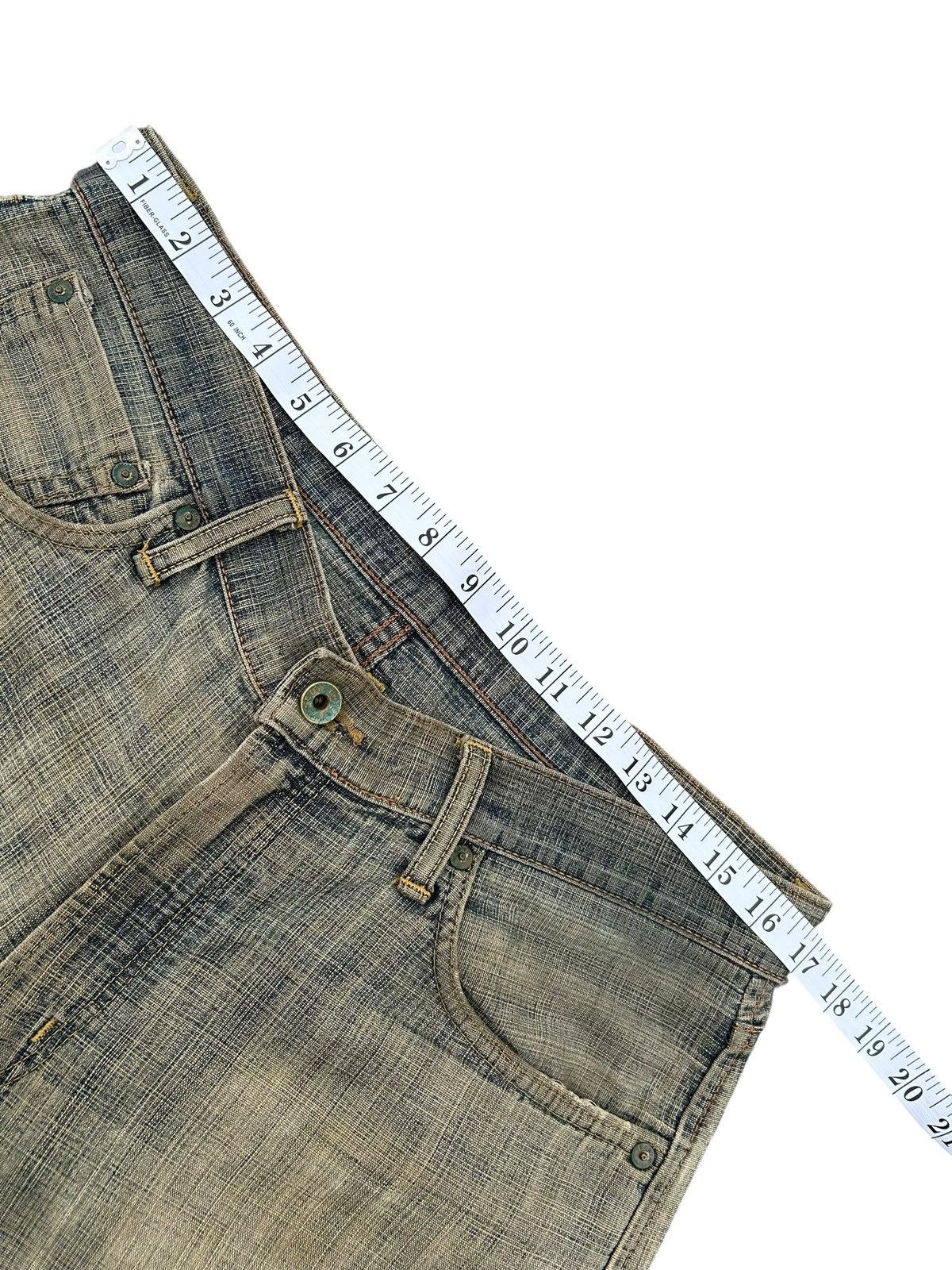 Kapital Vintage Edwin 505ZX Selvedge Sunfaded Rusty Dirty Denim Jean Size US 34 / EU 50 - 19 Thumbnail