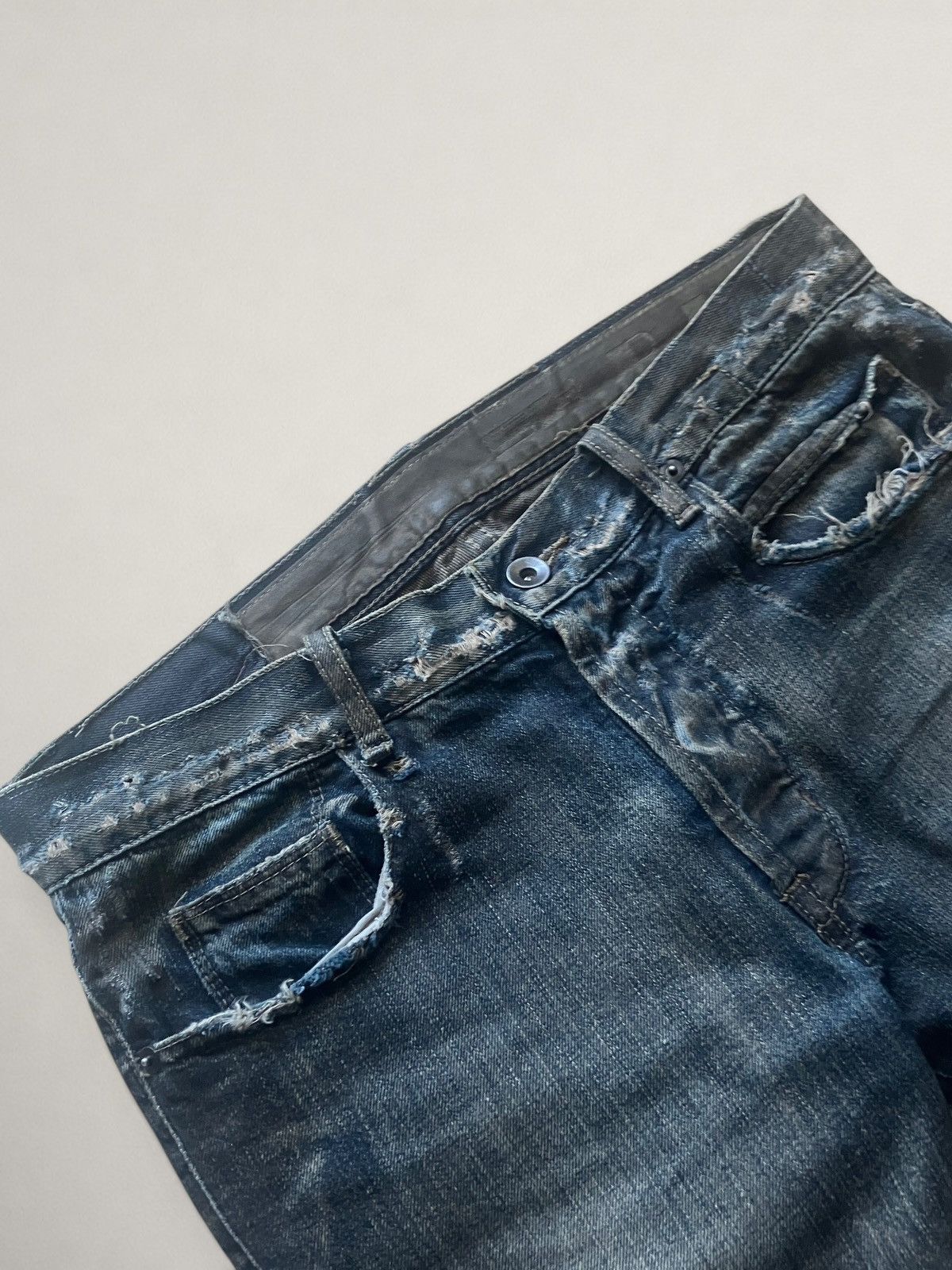 Rick Owens SOLD Rick Owens fw08 "Stag" dust wash denim Size US 28 / EU 44 - 3 Thumbnail
