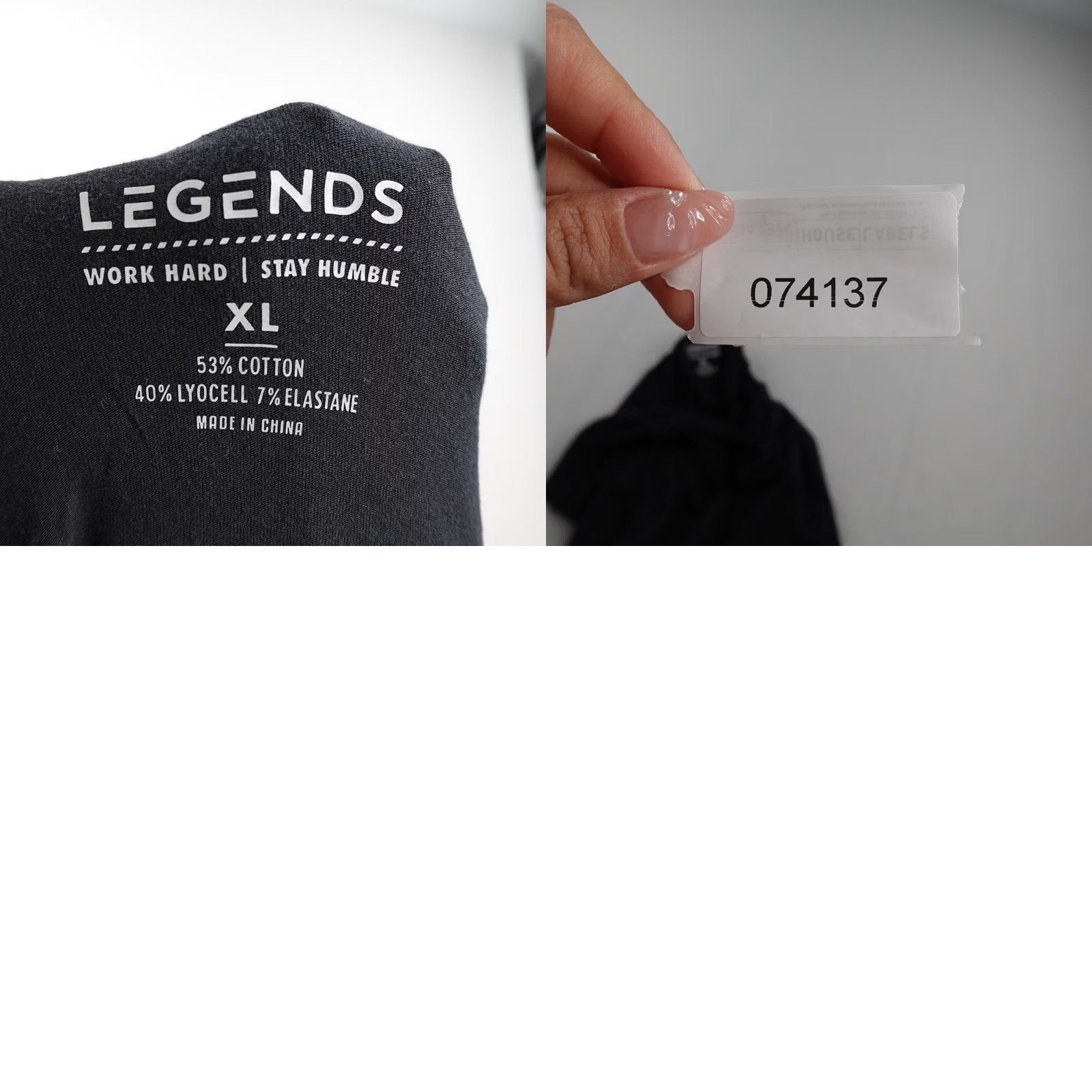 Vintage LEGENDS Hoodie Mens XL Black Pullover Lightweight Performance Sweatshirt Sweater Size US XL / EU 56 / 4 - 8 Thumbnail
