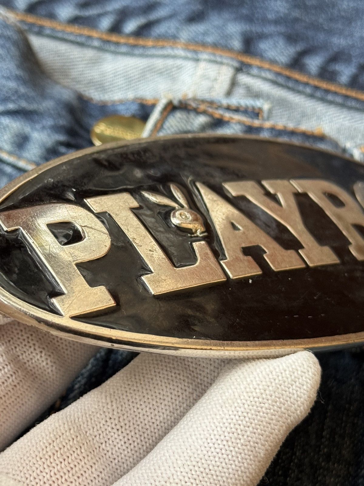 Playboy Rare 90s Badge from belt PLAYBOY retro style Size ONE SIZE - 5 Thumbnail