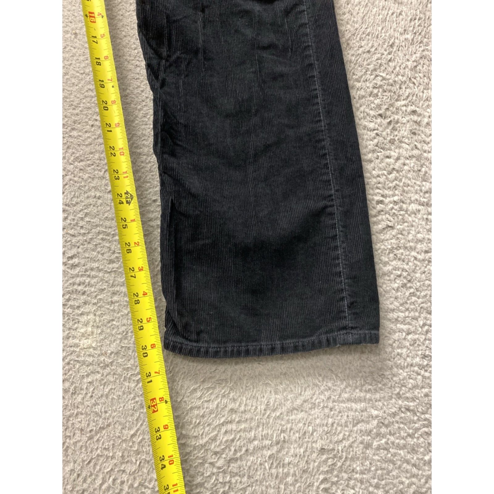 Banana Republic Banana Republic Pima Cotton Black Corduroy Pants 36x30 Straight 5-Pocket Mens Regular Size US 36 / EU 52 - 6 Thumbnail