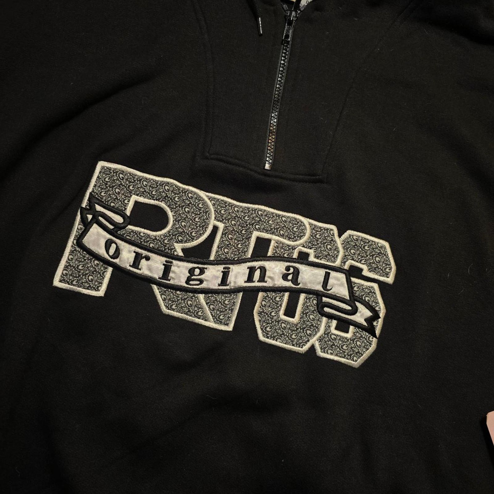 Route 66 Vintage 1994-95 Black Route 66 quarter zip hoodie WITH TAGS! Size US XL / EU 56 / 4 - 2 Thumbnail