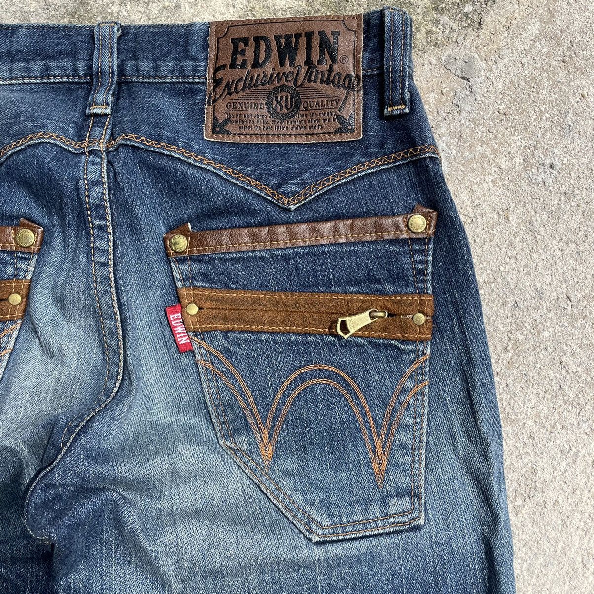 Edwin × Vintage “EDWIN EXCLUSIVE VINTAGE” EXV-3449 EDWIN DENIM Size US 30 / EU 46 - 3 Thumbnail