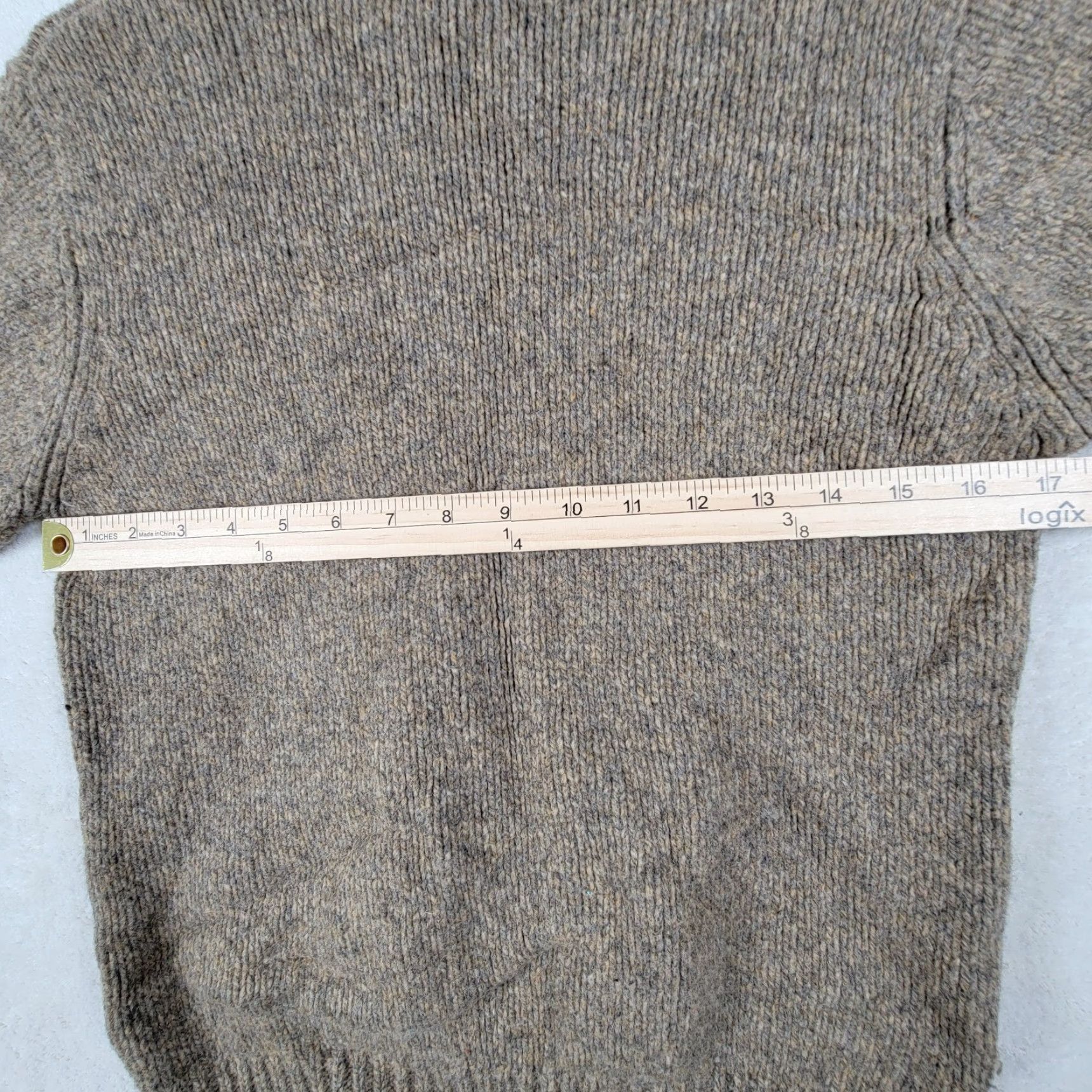 Vintage L. L. BEAN 100% LambsWool Men's Small Four Button Pullover Sweater Size US S / EU 44-46 / 1 - 7 Thumbnail