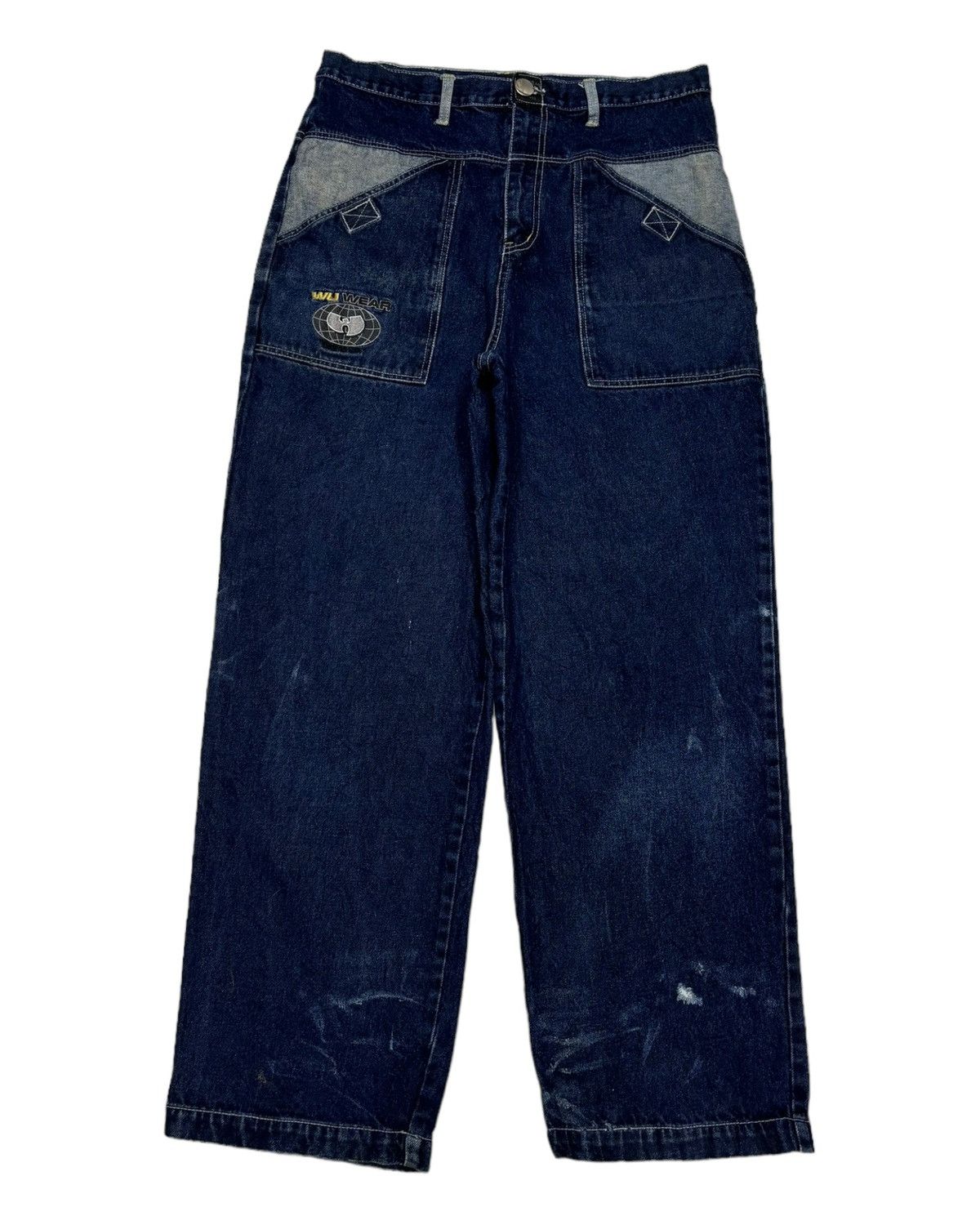 JNCO × Wu-Tang Clan 🔥WU WEAR BAGGY DENIM HIP HOP SKATER BAGGY JEANS Size US 34 / EU 50 - 1 Thumbnail