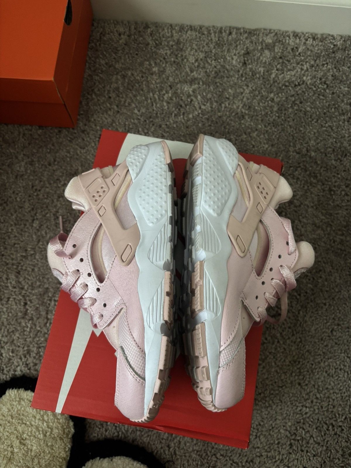 Nike Pink Huaraches Size US 5.5 / IT 35.5 - 5 Thumbnail