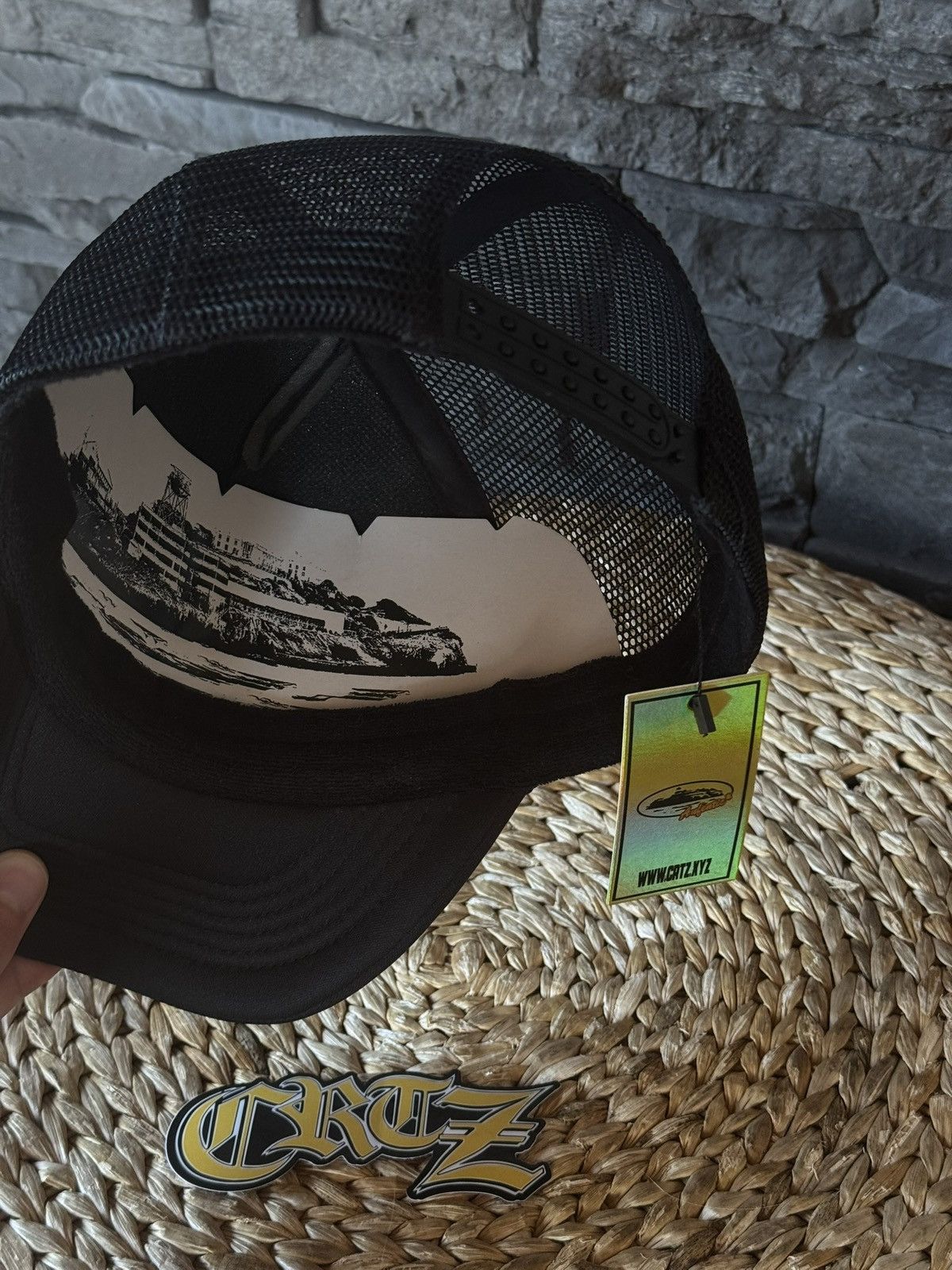 Corteiz Alcatraz Premium Puff Print Trucker Hat