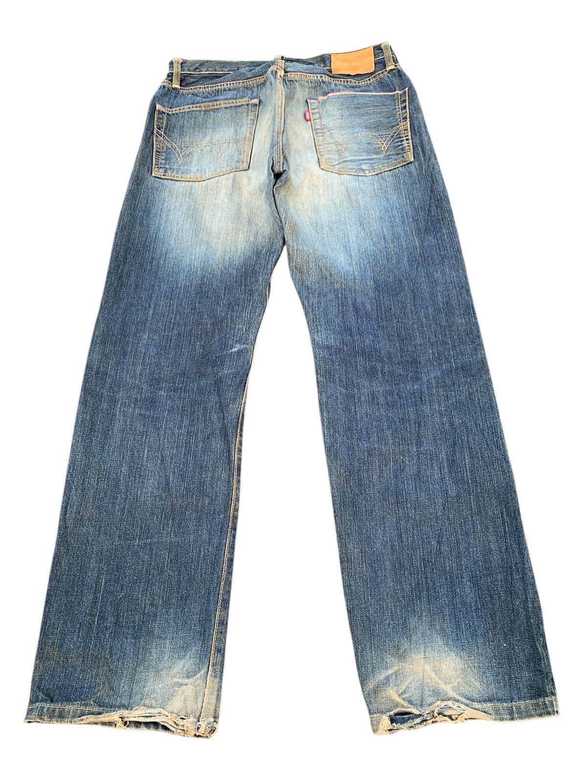 Edwin VINTAGE EDWIN SELVEDGE 505s JAPANESE DISTRESSED DENIM Size US 32 / EU 48 - 5 Thumbnail