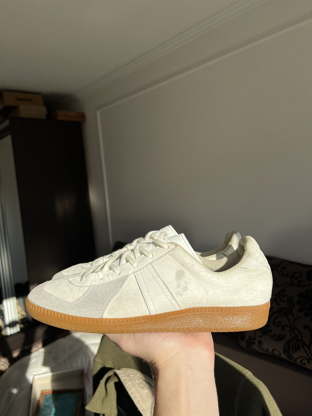 Vintage DISTRESSED VINTAGE BW SPORT GATS LEATHER SNEAKERS Size US 8 / EU 41 - 3 Thumbnail