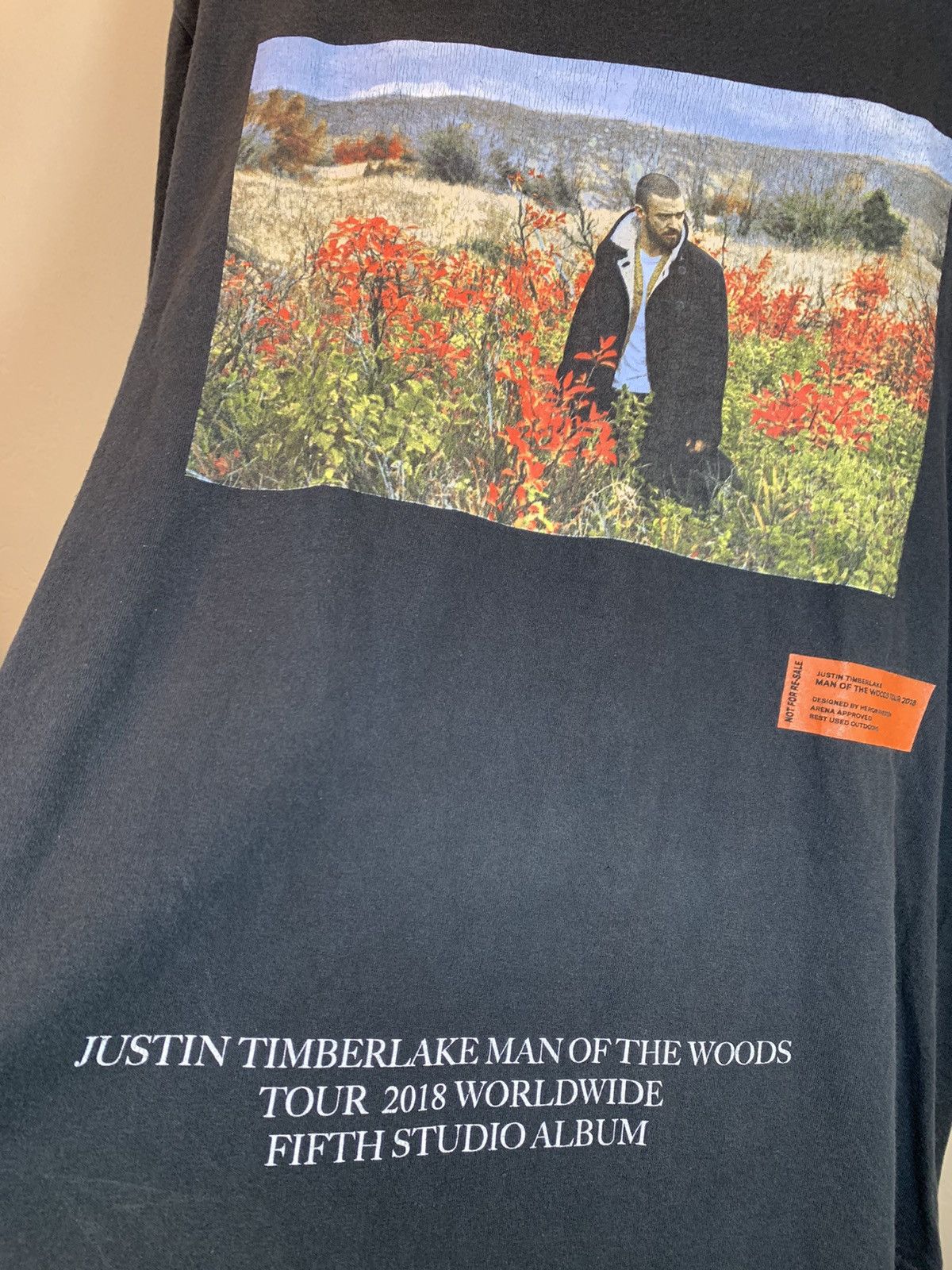 Band Tees × Designer × Heron Preston RARE* Heron Preston Justin Timberlake Man Of The Woods Shirt Size US L / EU 52-54 / 3 - 6 Thumbnail