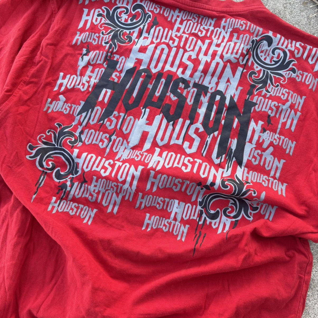 NBA × Vintage Y2K Grunge Houston Rockets Shirt Size US L / EU 52-54 / 3 - 5 Thumbnail