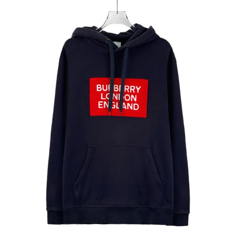 Burberry Burberry Women's Navy Cotton Hoodie with Logo Size M / US 6-8 / IT 42-44 - 1 Thumbnail