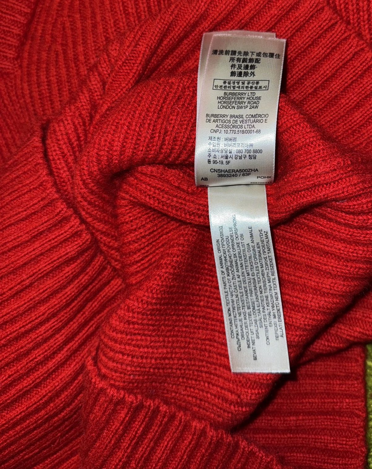 Burberry × Designer Burberry London 100% cashmere ribbed knit sweater Size S / US 4 / IT 40 - 6 Thumbnail