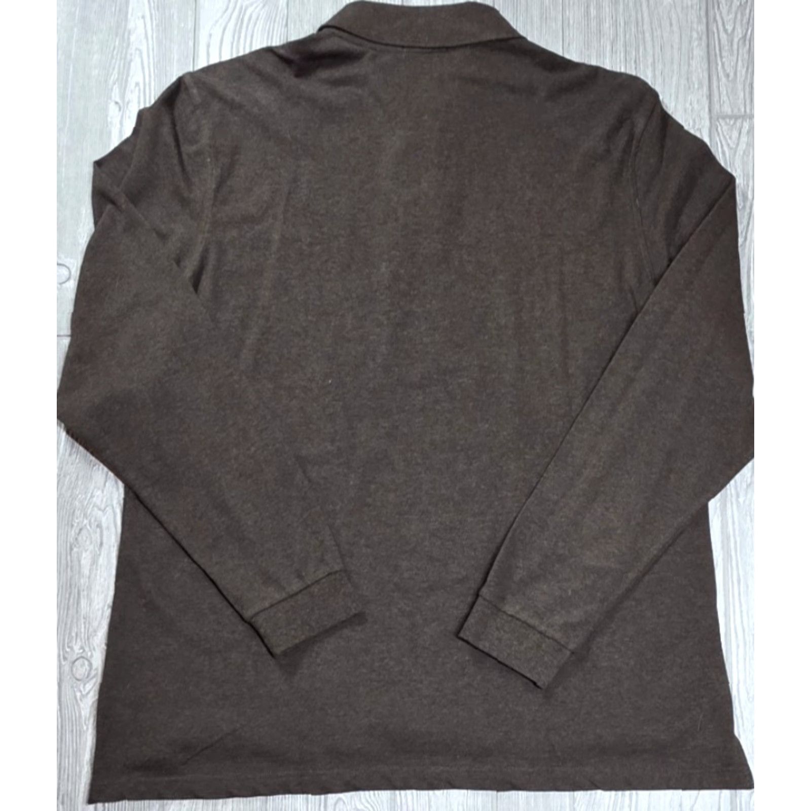 Southern Tide Southern Tide Polo Shirt XL Brown Long Sleeve Mens Heathered Polo Cotton Size US XL / EU 56 / 4 - 7 Thumbnail