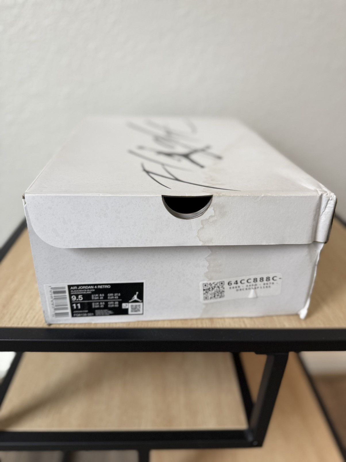 Jordan Brand Jordan 4 White Thunder 2024 Size US 9.5 / EU 42-43 - 10 Thumbnail