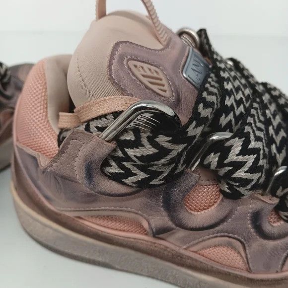 Lanvin Lanvin Men's Curb Chunky Distressed Sneakers - EU43/US10 Size US 10 / EU 43 - 12 Thumbnail