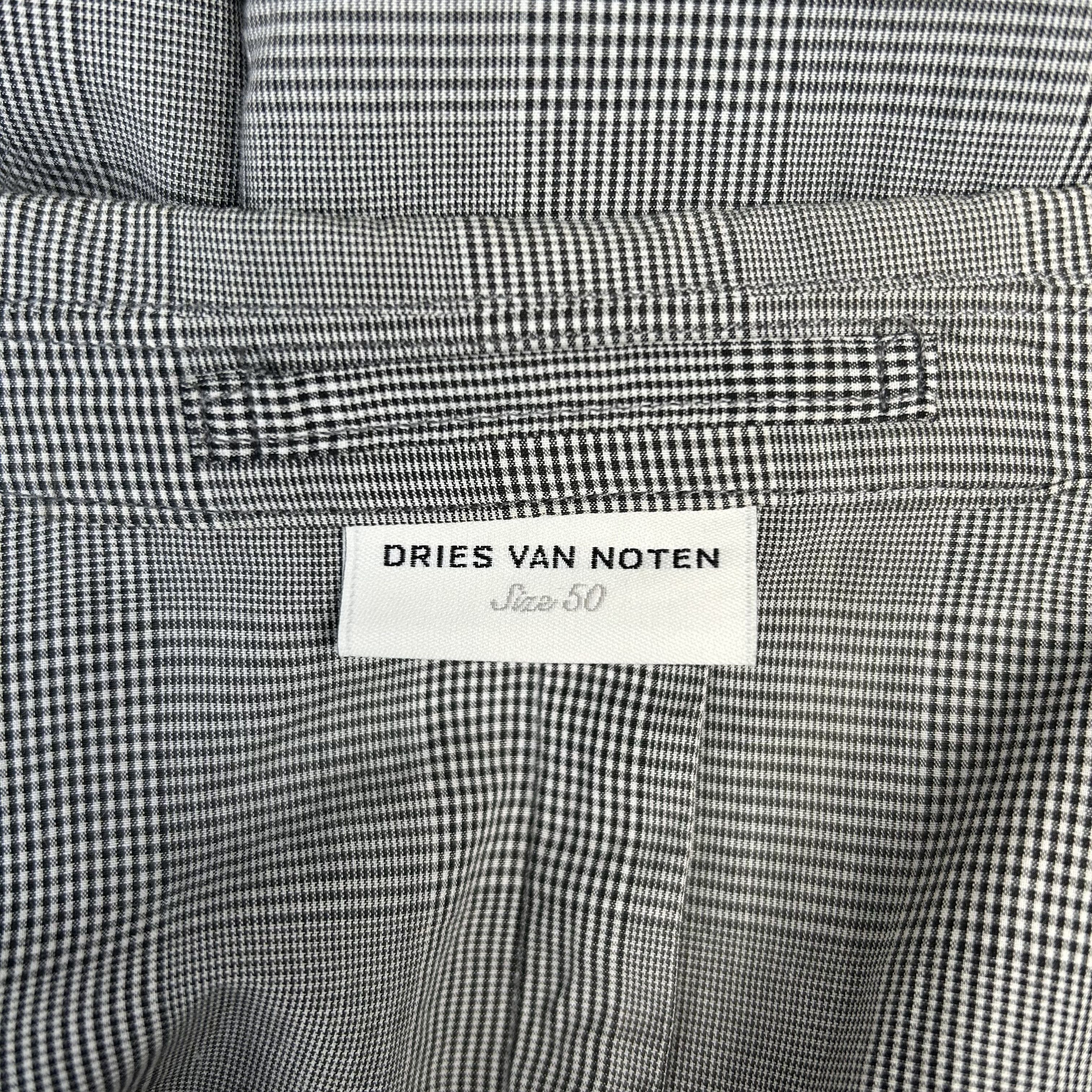 Dries Van Noten Dries van Noten Grey Unlined Blazer Jacket Top Size 50R - 9 Thumbnail