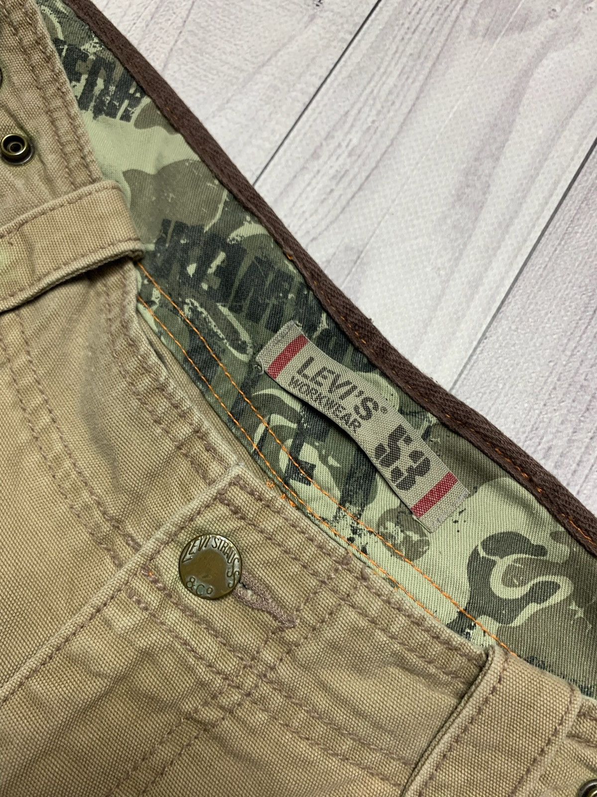 Levi's × Levi's Vintage Clothing × Vintage Levis Cargo joggers vintage pants multi Pocket rare size 34 Size US 34 / EU 50 - 9 Thumbnail