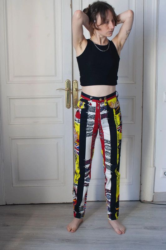 Versace Jeans Couture Versace Jeans Couture “Rock & Royalty” Beatles Pants Size 26" / US 2 / IT 38 - 4 Thumbnail