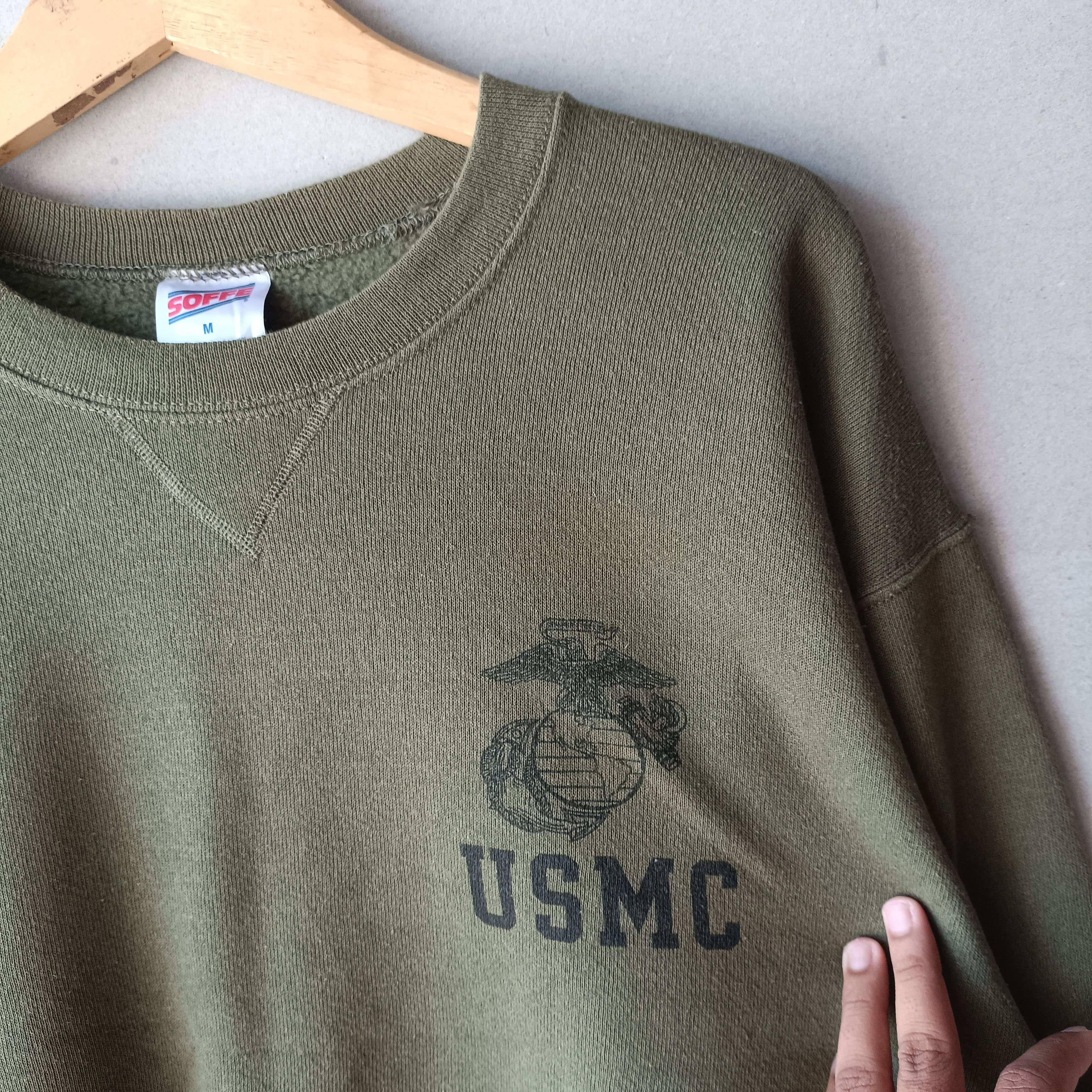 Vintage VINTAGE USMC SOFFE Sweatshirt Size US M / EU 48-50 / 2 - 4 Thumbnail