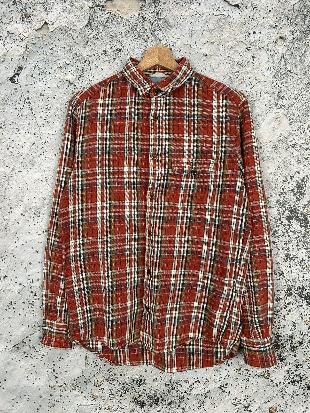 NN07 NN07 Scandi Checkered Grunge Shirt Streetwear Rock Punk Size US S / EU 44-46 / 1 - 1 Thumbnail