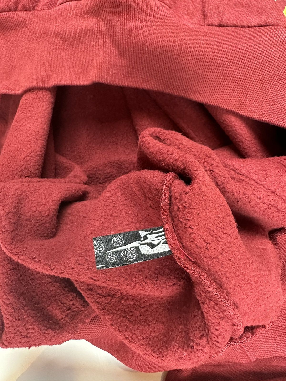 Sp5der Sp5der Maroon Web Hoodie Size US XL / EU 56 / 4 - 6 Thumbnail