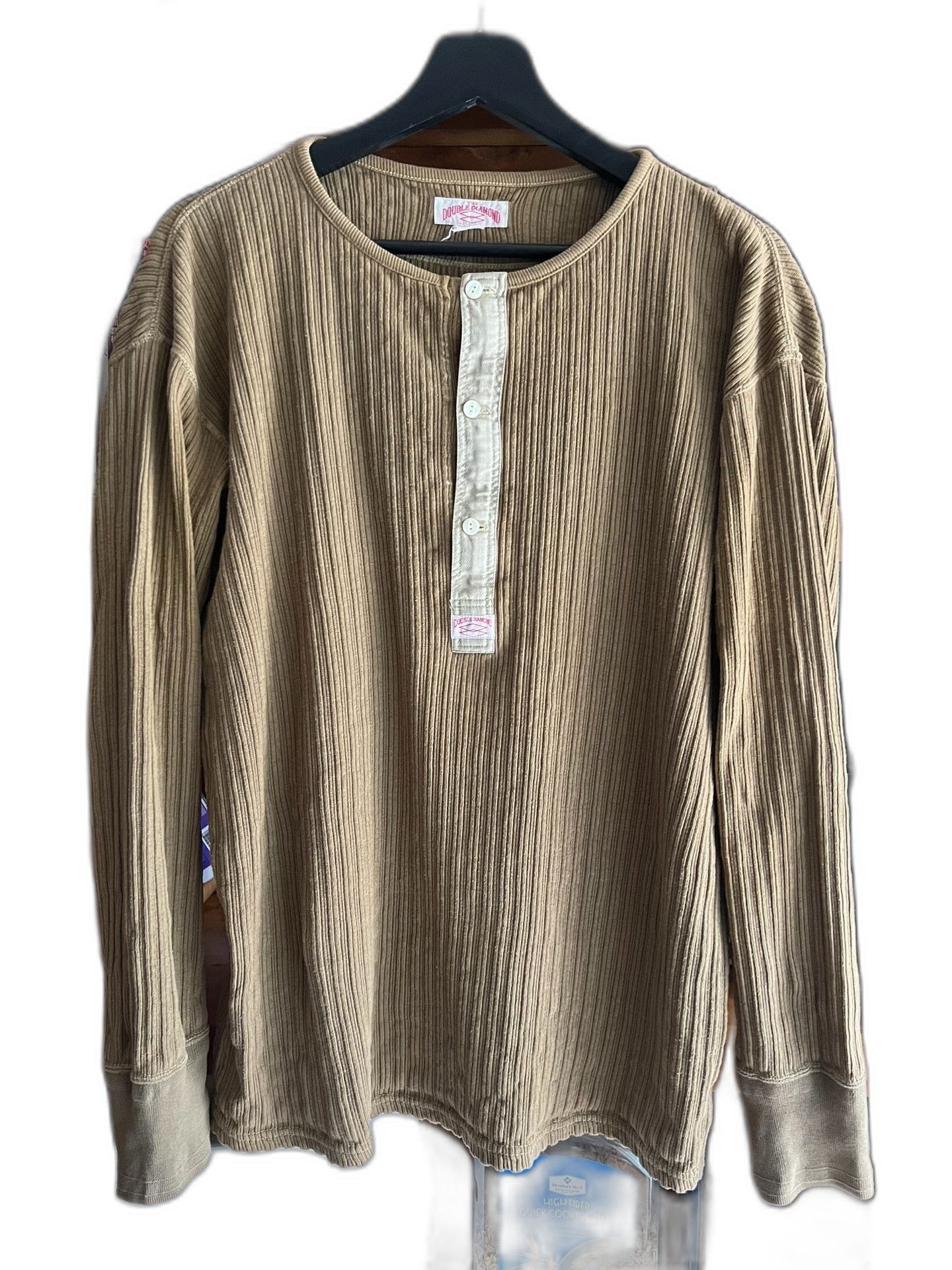 The Real McCoy's The Real McCoy Vintage Henley Long Sleeve Tee Size US XXS / EU 40 - 1 Thumbnail