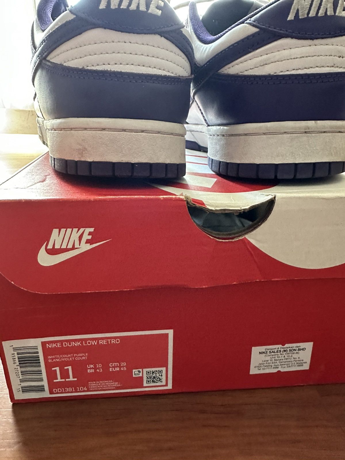 Nike Nike Dunk Low Size US 11 / EU 44 - 4 Thumbnail