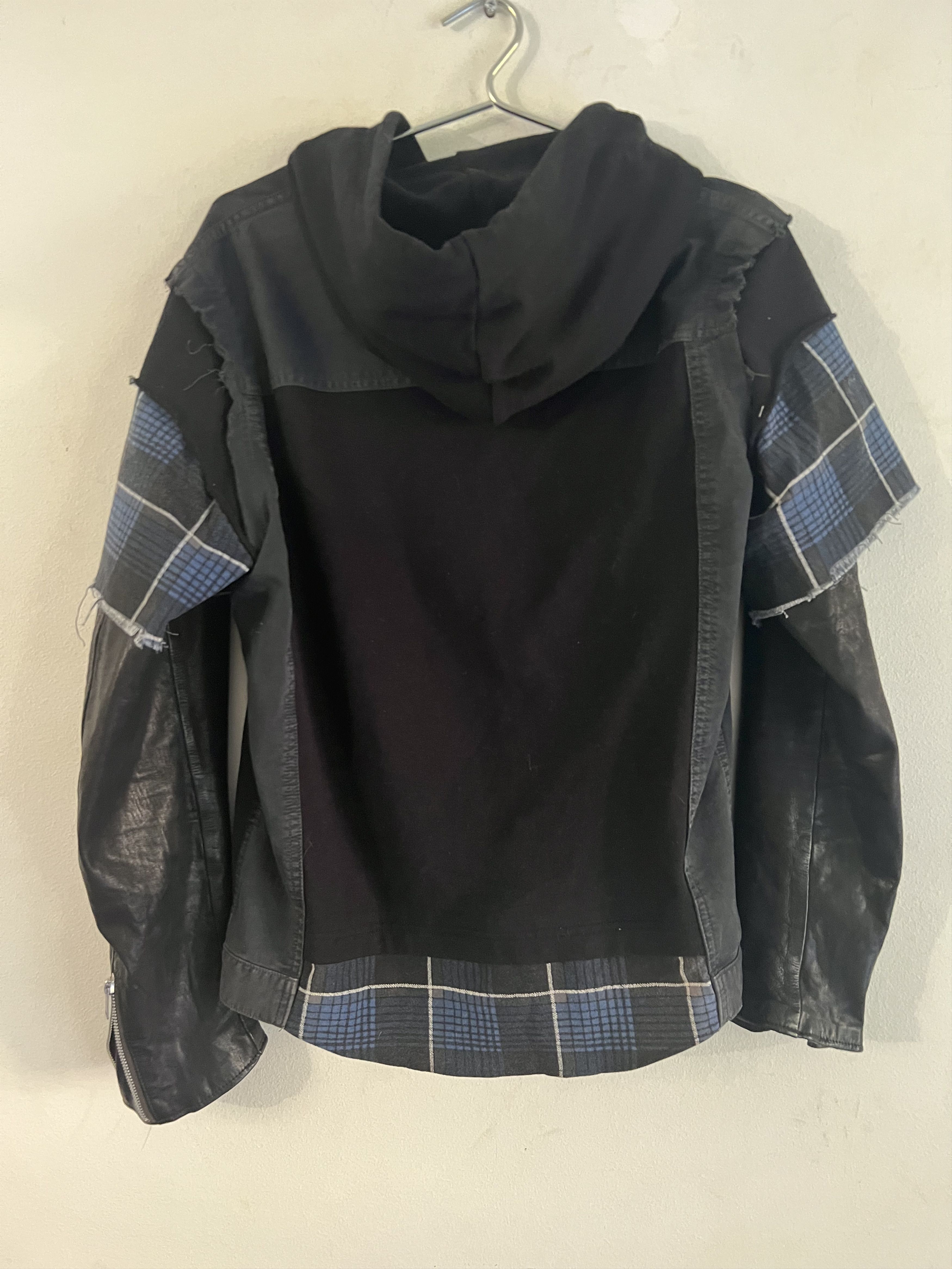Undercover SS12 Hybrid Denim Leather Jacket Size US L / EU 52-54 / 3 - 3 Thumbnail