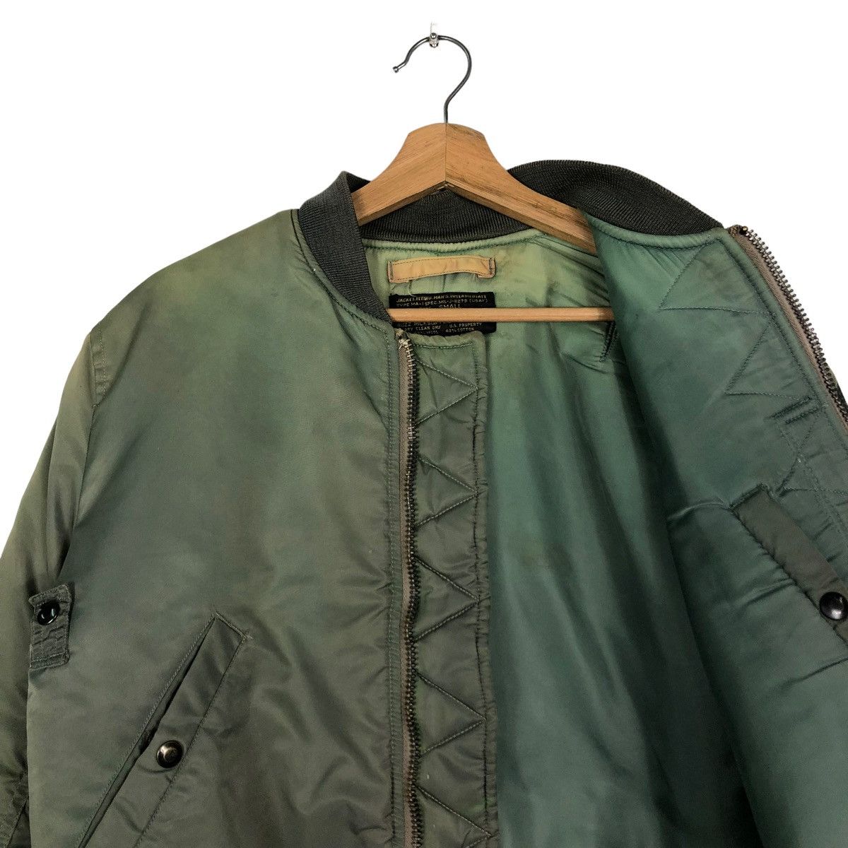 Buzz Rickson's 🔥VINTAGE MA-1 BOMBER JACKET BUZZ RICKSONS FLIGHT WEAR Size US S / EU 44-46 / 1 - 14 Thumbnail