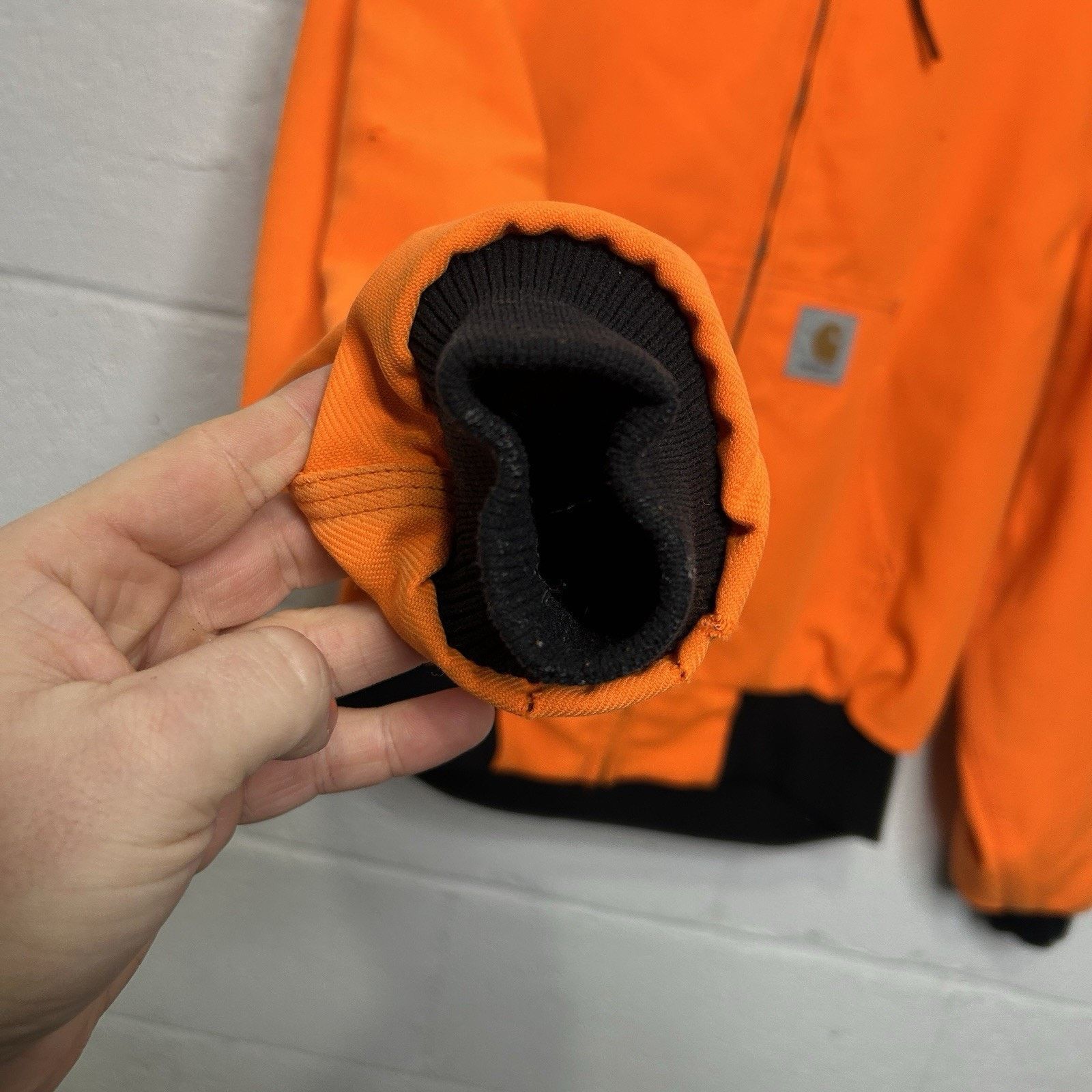 Carhartt Vintage Carhartt Hooded Active Jacket “Blaze Orange” JRW09 Size US M / EU 48-50 / 2 - 13 Thumbnail