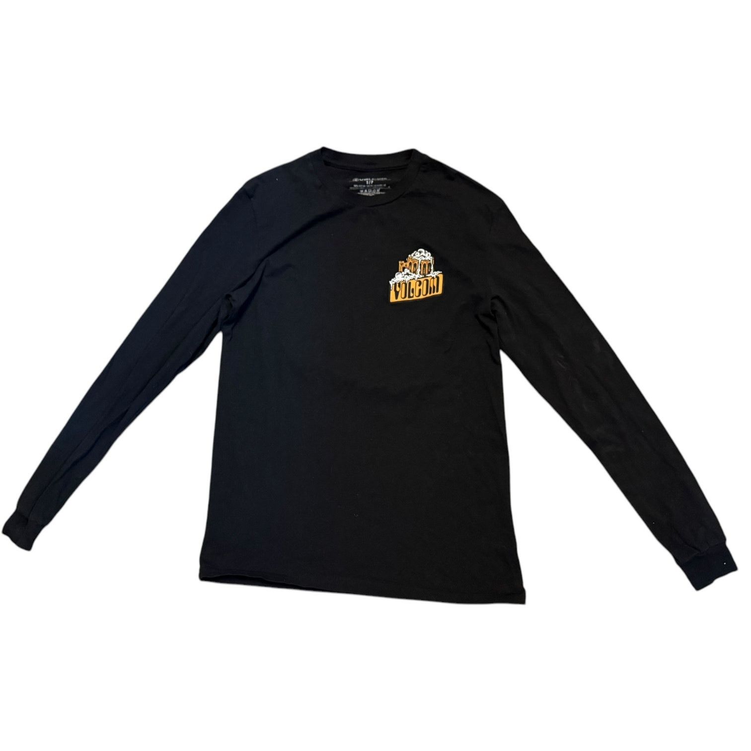 Volcom Volcom Black Long Sleeve Cotton Always Frothing Shirt Small Size US S / EU 44-46 / 1 - 3 Thumbnail