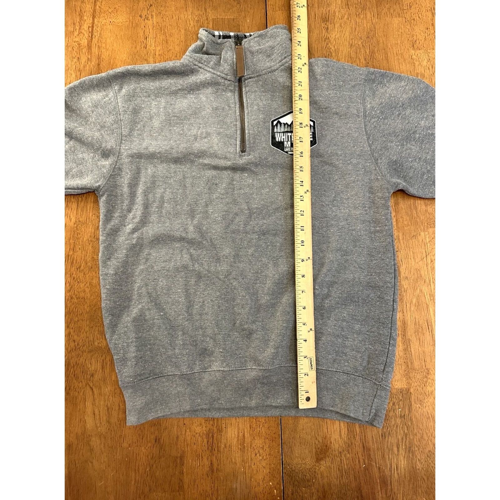 Vintage VINTAGE Whiteface Mountain Ski Resort 1/4 Zip Sweatshirt Small Gray Skiing Mens Size US S / EU 44-46 / 1 - 5 Thumbnail