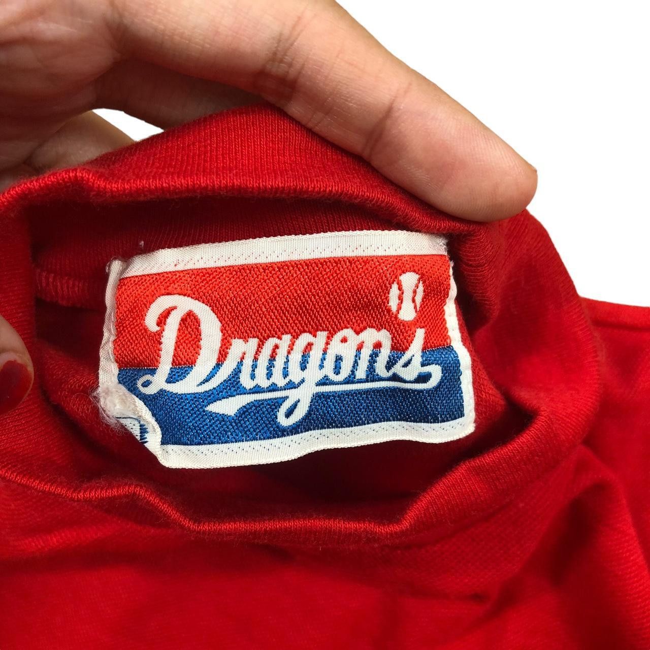 MLB Vintage 80’ CHUNICHI DRAGONS BASEBALL Tee Shirt Top Japan Size S / US 4 / IT 40 - 5 Thumbnail