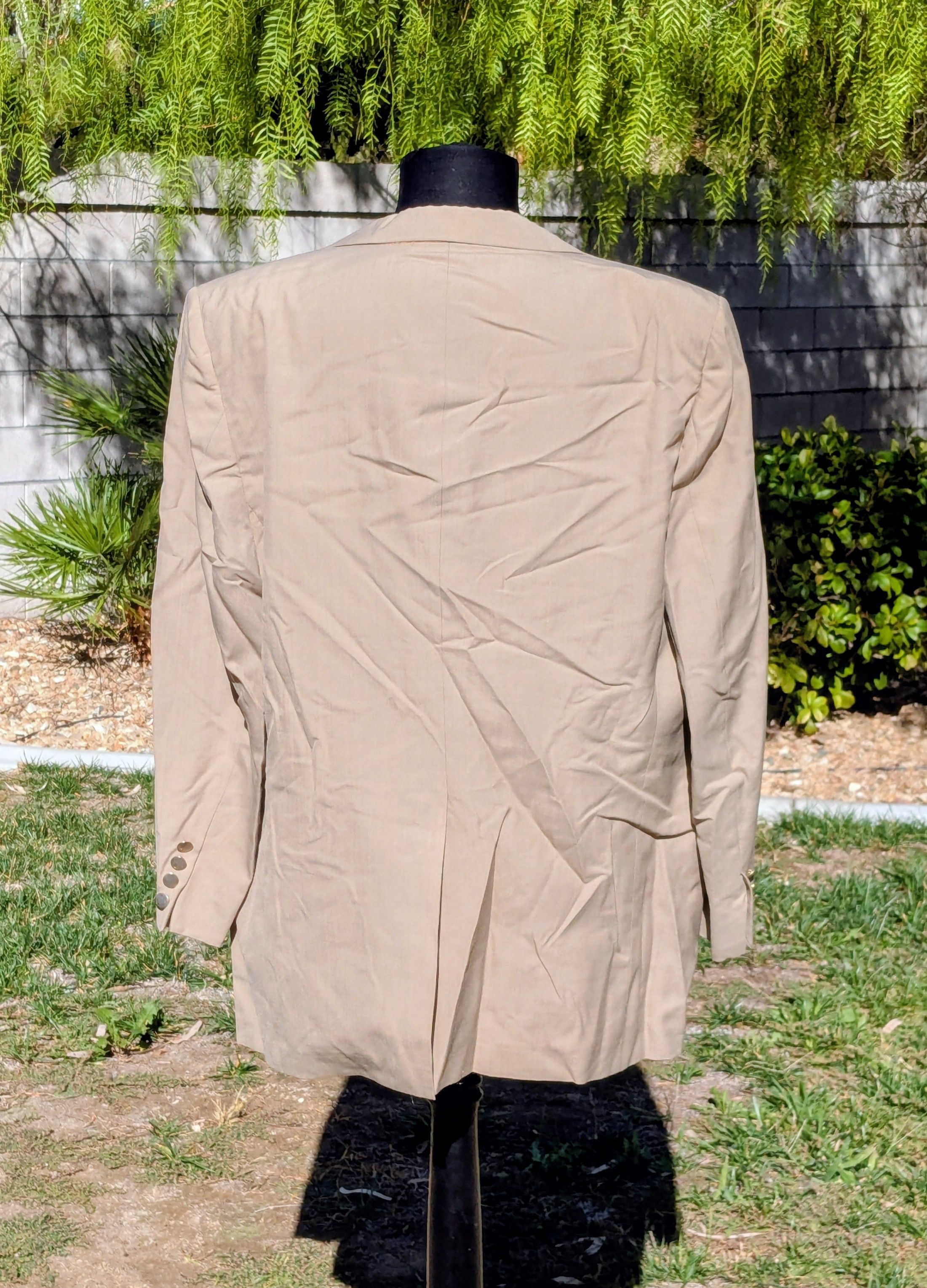 Tom James Vintage 1985 Tom James Custom Tailored 2-Button Blazer Coat Size 48S - 4 Thumbnail