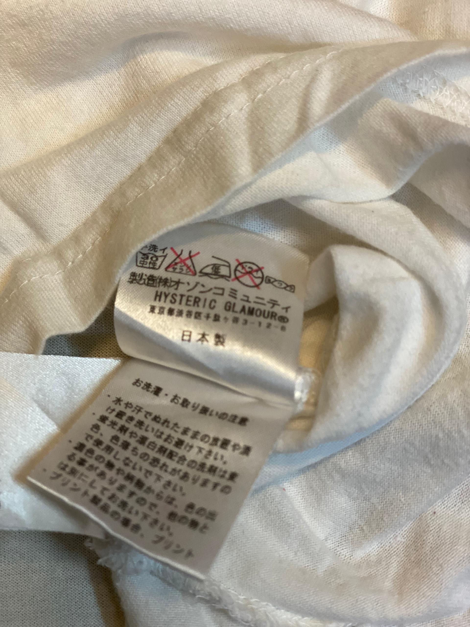 Hysteric Glamour Hysteric glamour tshirt Size US S / EU 44-46 / 1 - 8 Thumbnail