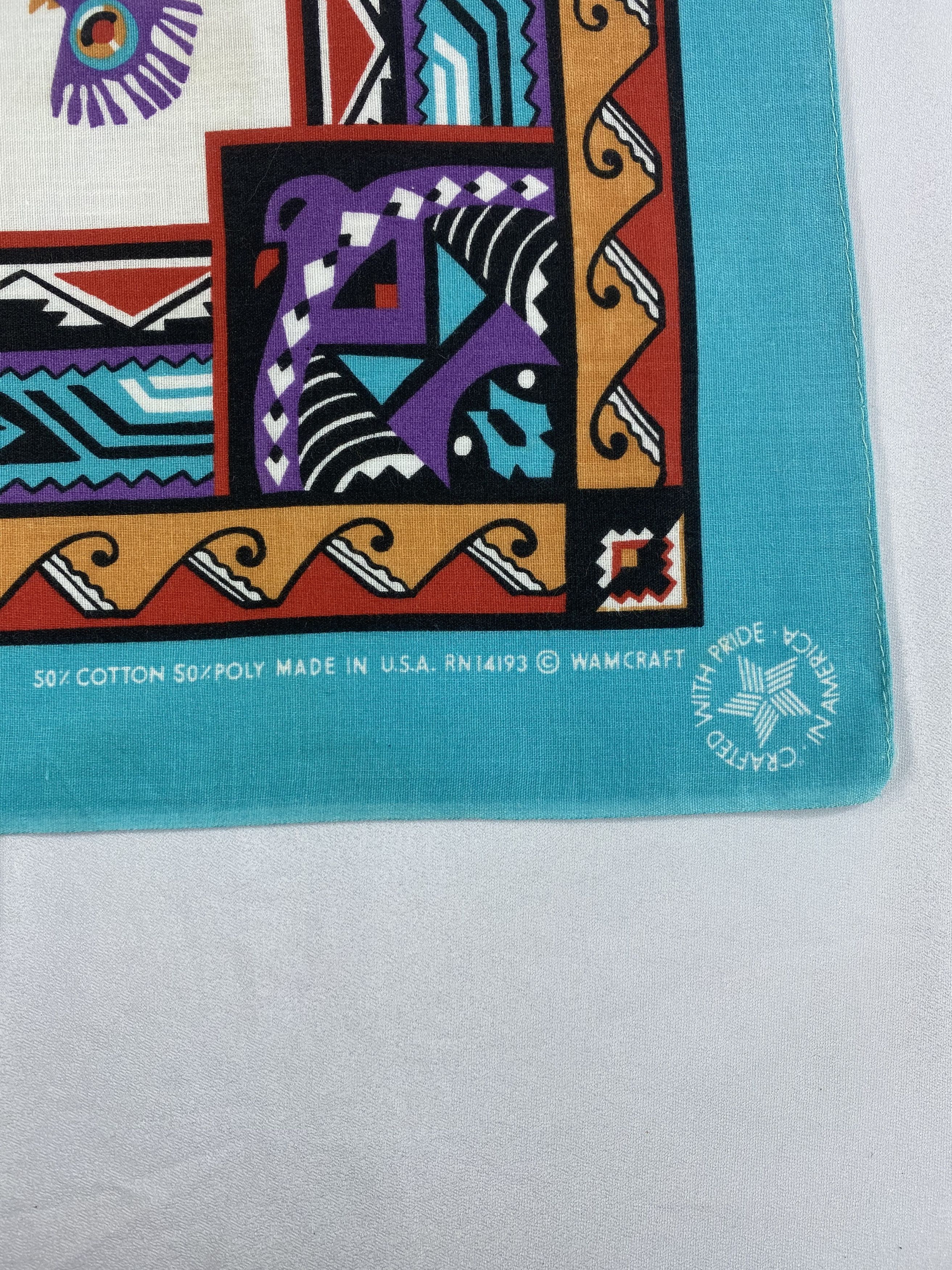 Vintage Paislee Navajo Handkerchief / Bandana / Neckerchief Size ONE SIZE - 5 Thumbnail