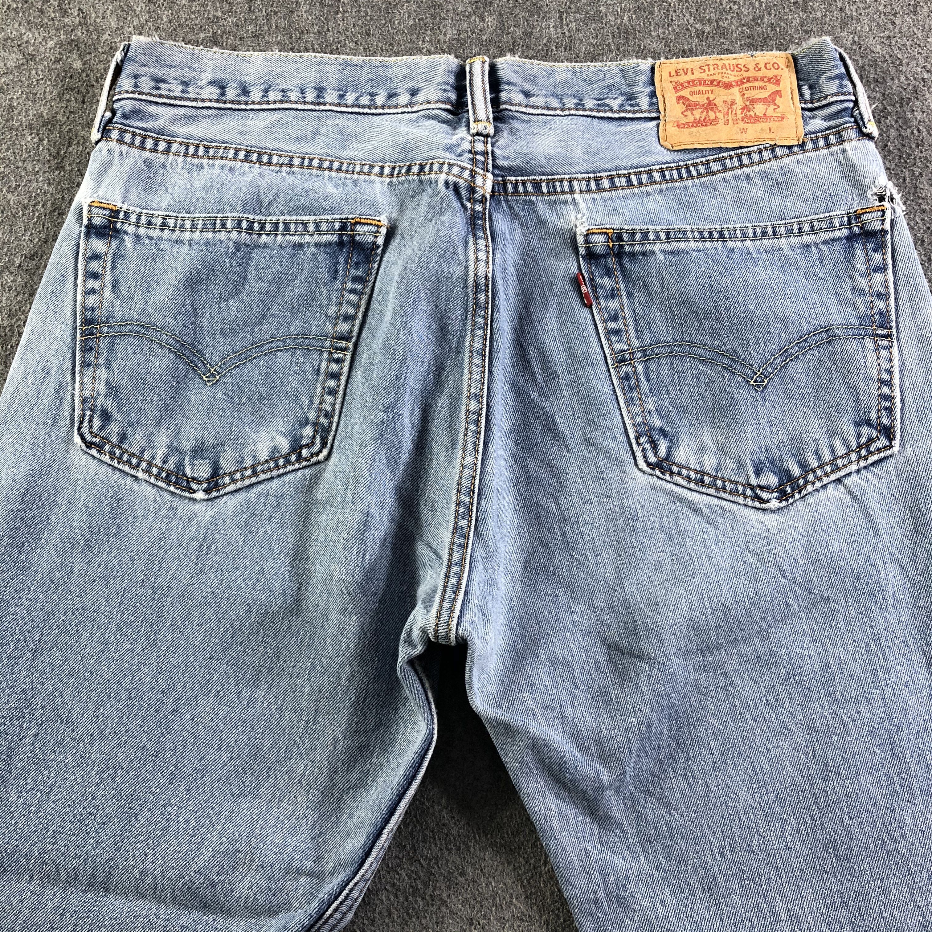 Levi's Vintage Blue Wash Levis Jeans-J3387 Size US 34 / EU 50 - 4 Thumbnail