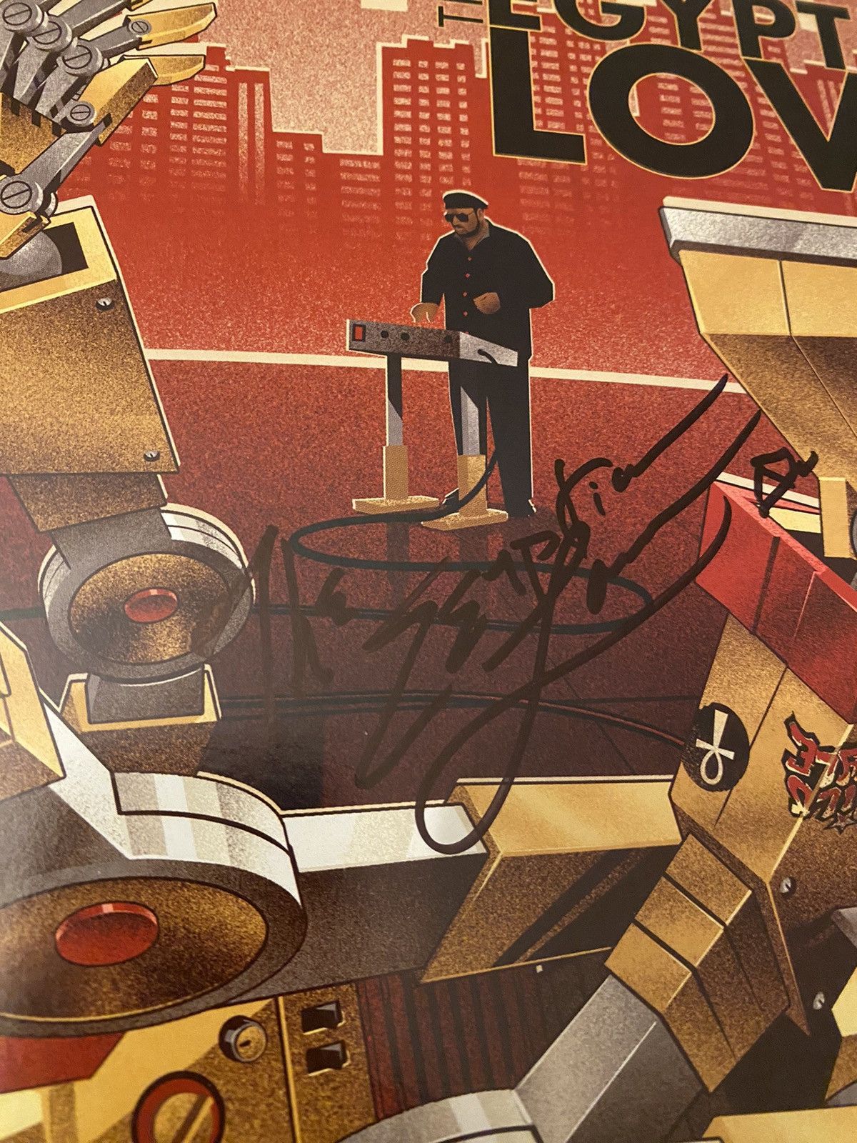 Vintage Egyptian lover signed 12 inch vinyl record electro bboy Size ONE SIZE - 2 Thumbnail