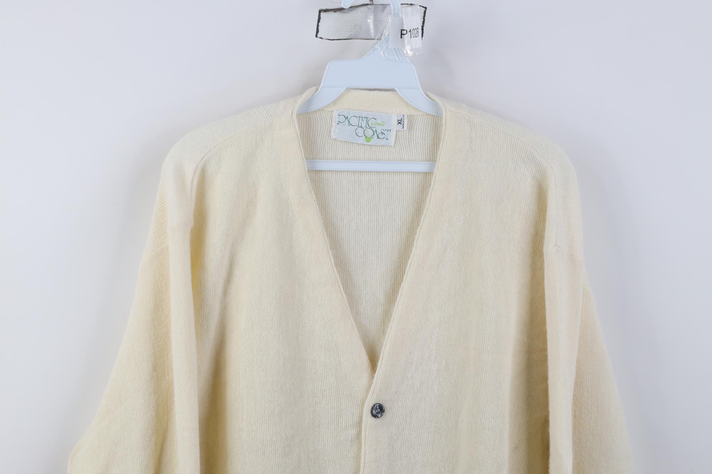 Vintage Vintage 70s Streetwear Kurt Cobain Knit Cardigan Sweater USA Size US XL / EU 56 / 4 - 2 Thumbnail