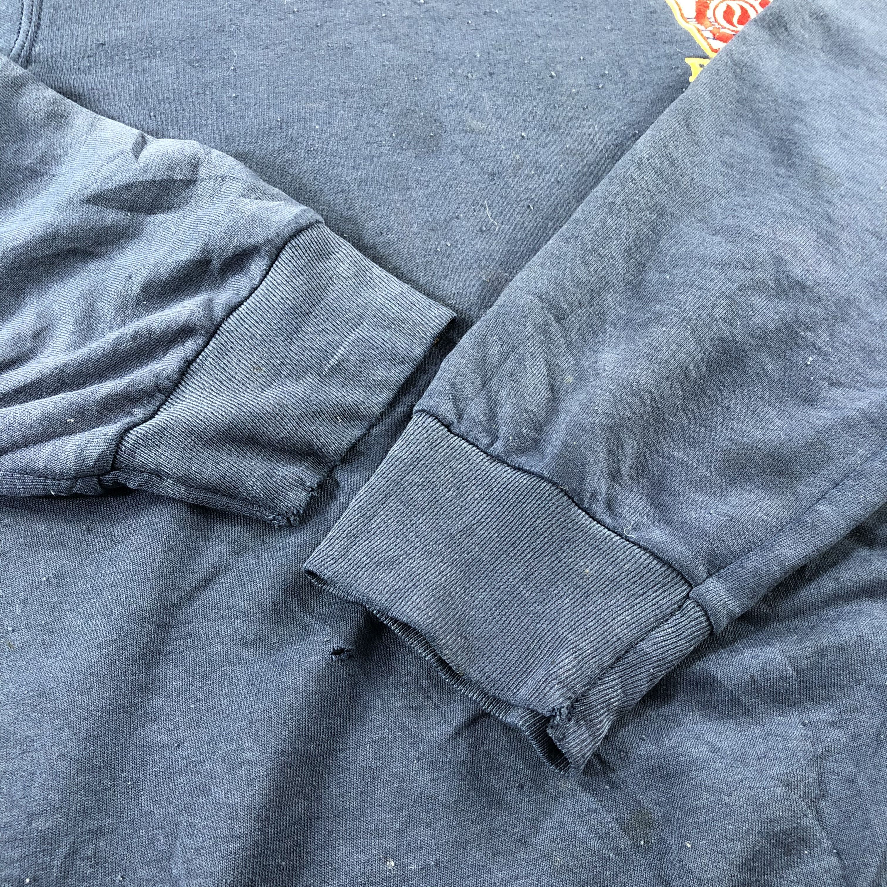 Vintage Vintage FDNY Faded Blue Sweatshirt F160 Size US S / EU 44-46 / 1 - 4 Thumbnail