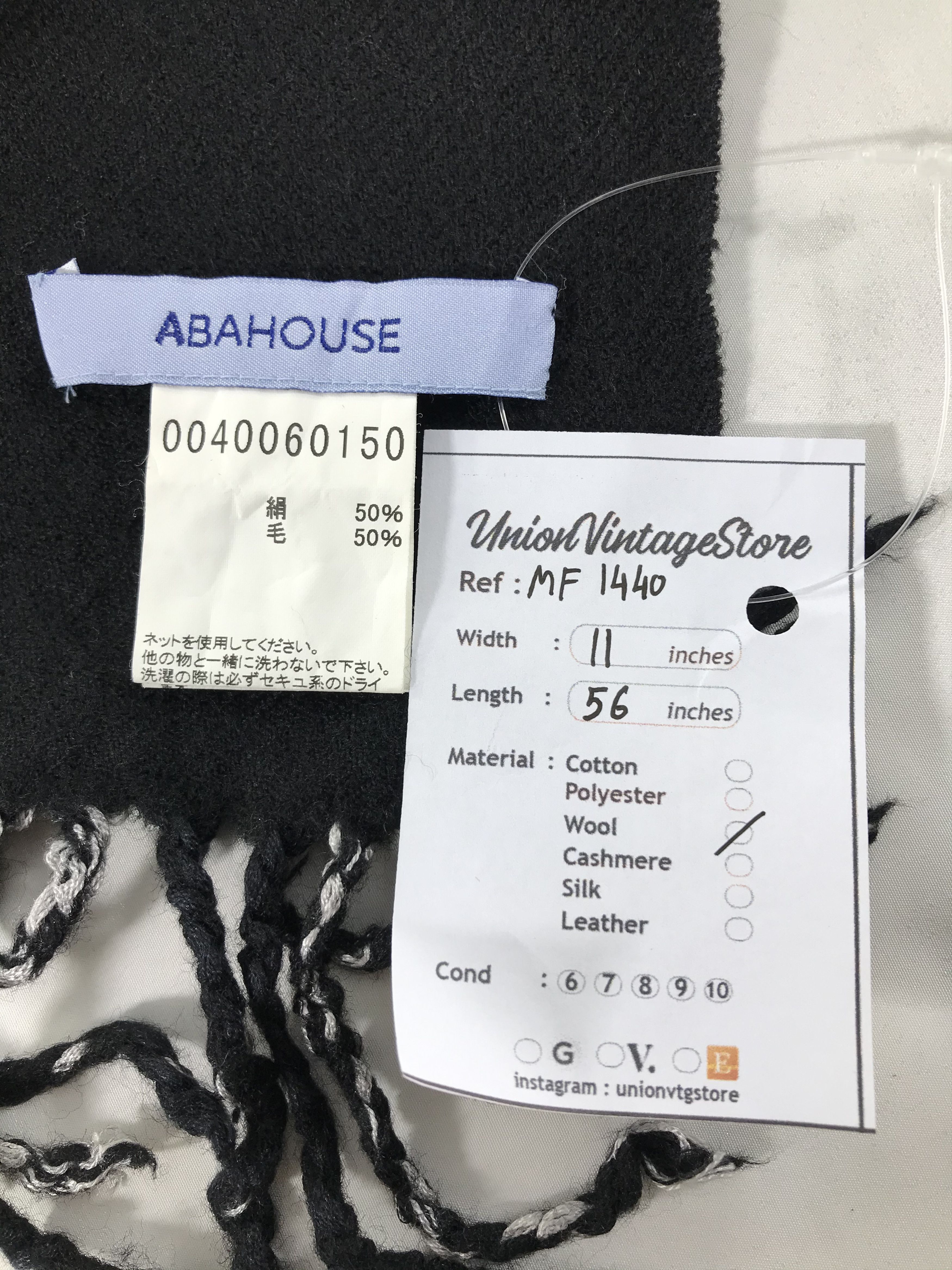 ABAHOUSE Vintage Abahouse Scarf/Muffler/Neckwear MF1440 Size ONE SIZE - 7 Thumbnail