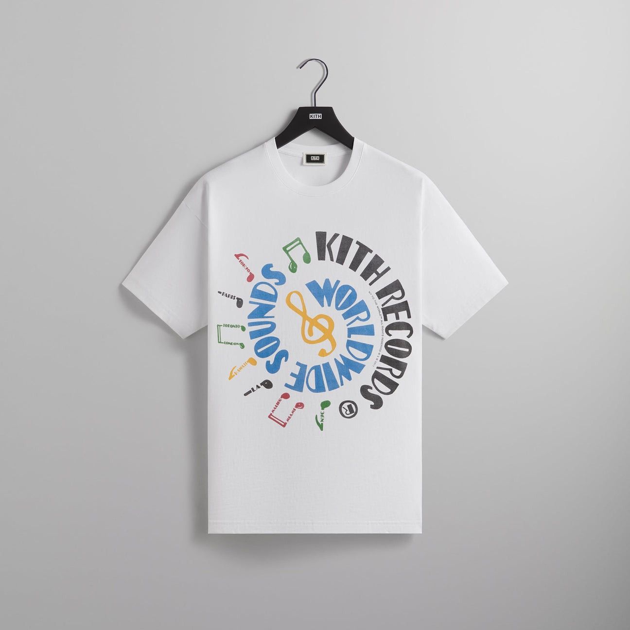 Kith Kith Records Tee White Cotton T-Shirt Men’s Size XL Size US XL / EU 56 / 4 - 1 Thumbnail