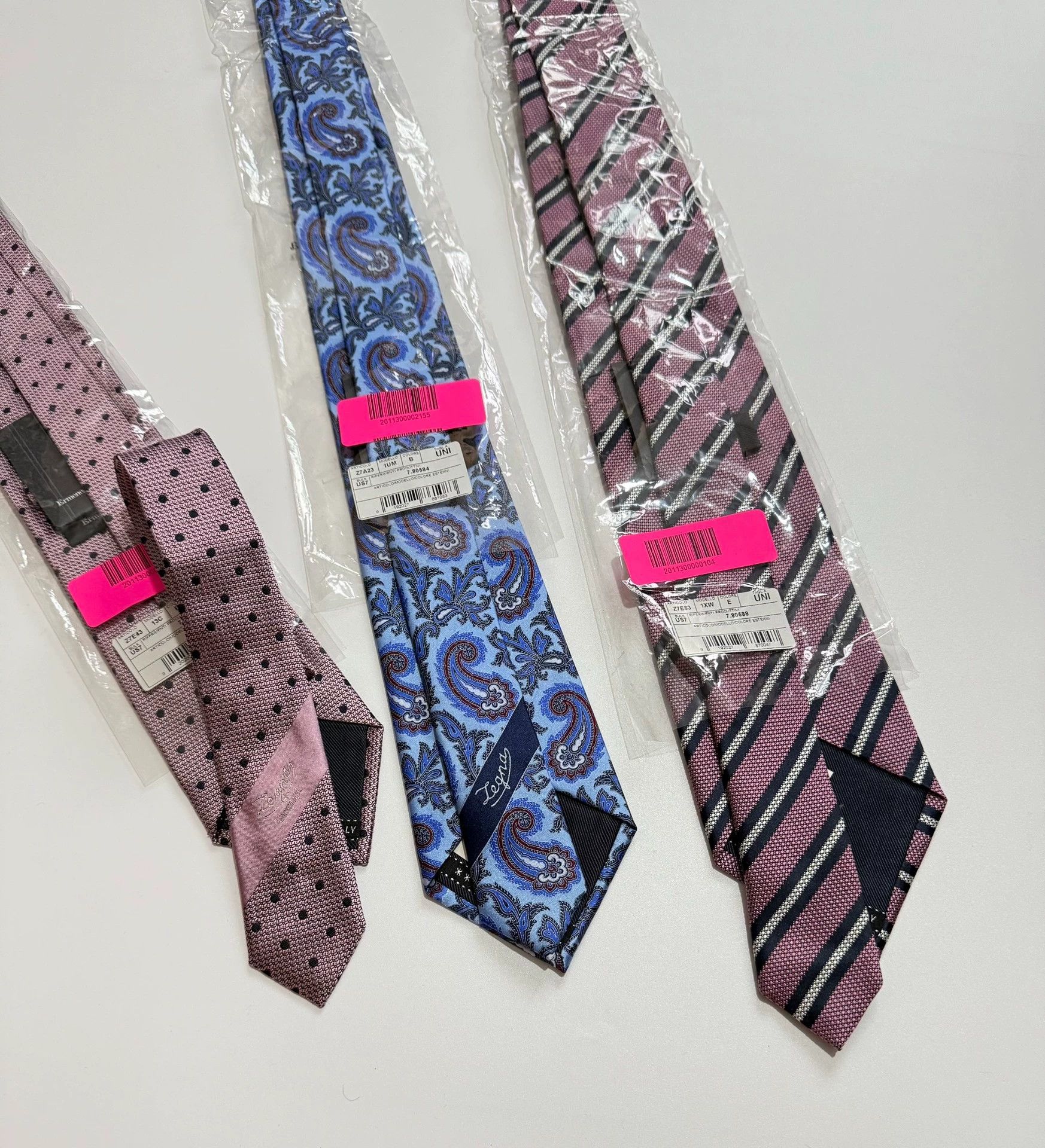 Ermenegildo Zegna ZEGNA 100% Silk Tie - Made in Italy - New w/ Tags Size ONE SIZE - 5 Thumbnail