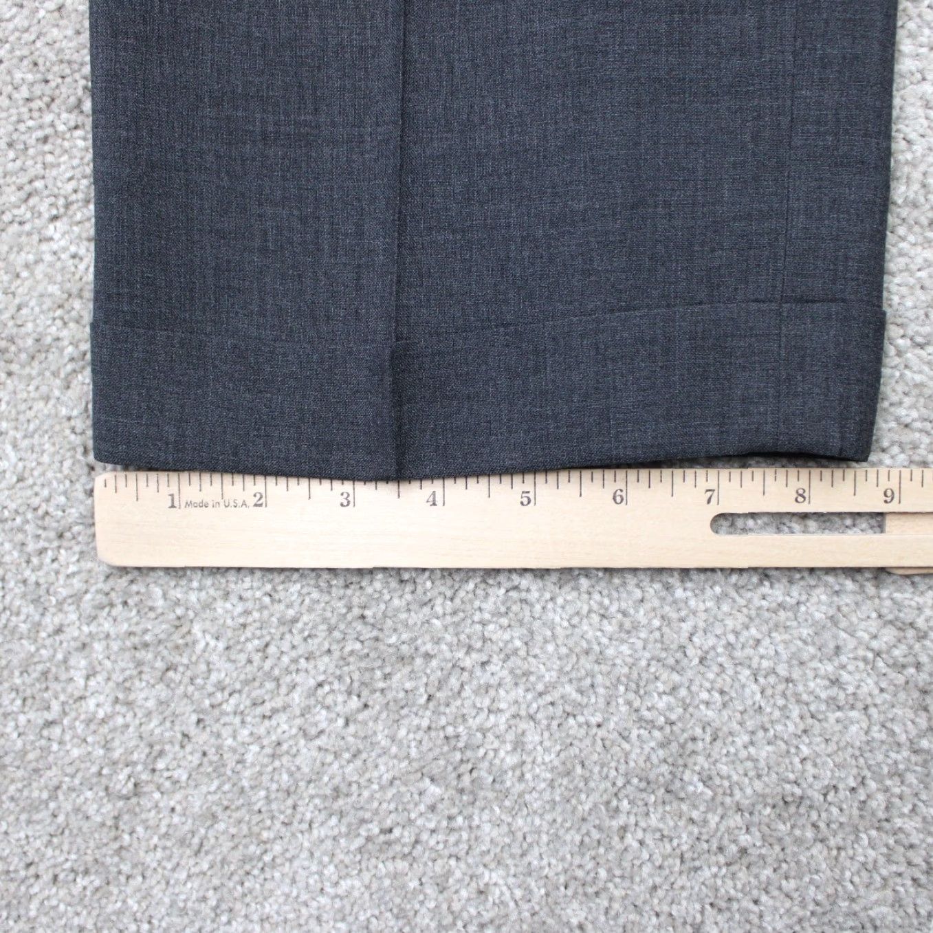Ralph Lauren LAUREN Ralph Lauren Pants Mens 38x34 Gray 100% Wool Pleated Regular Size US 38 / EU 54 - 4 Thumbnail