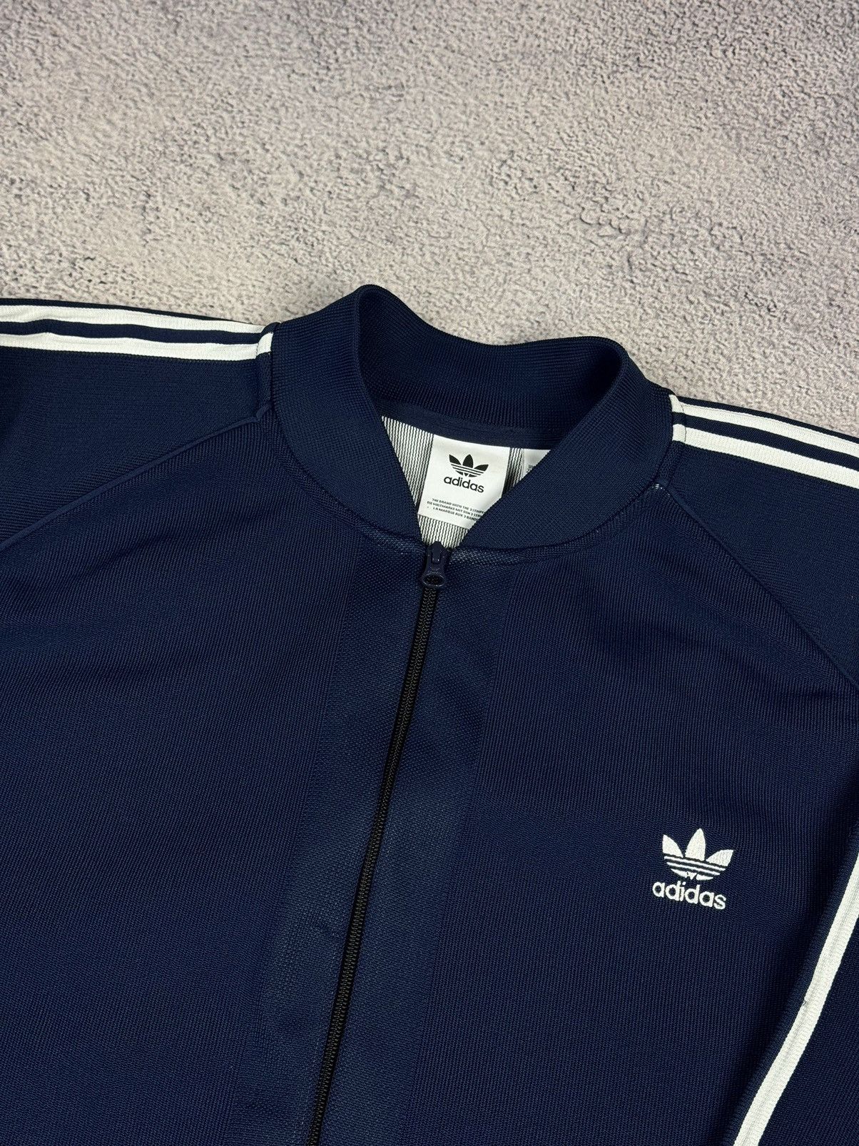 Adidas ADIDAS Originaals Trefoil BF Knit Track Jacket Bomber Size US XXL / EU 58 / 5 - 9 Thumbnail
