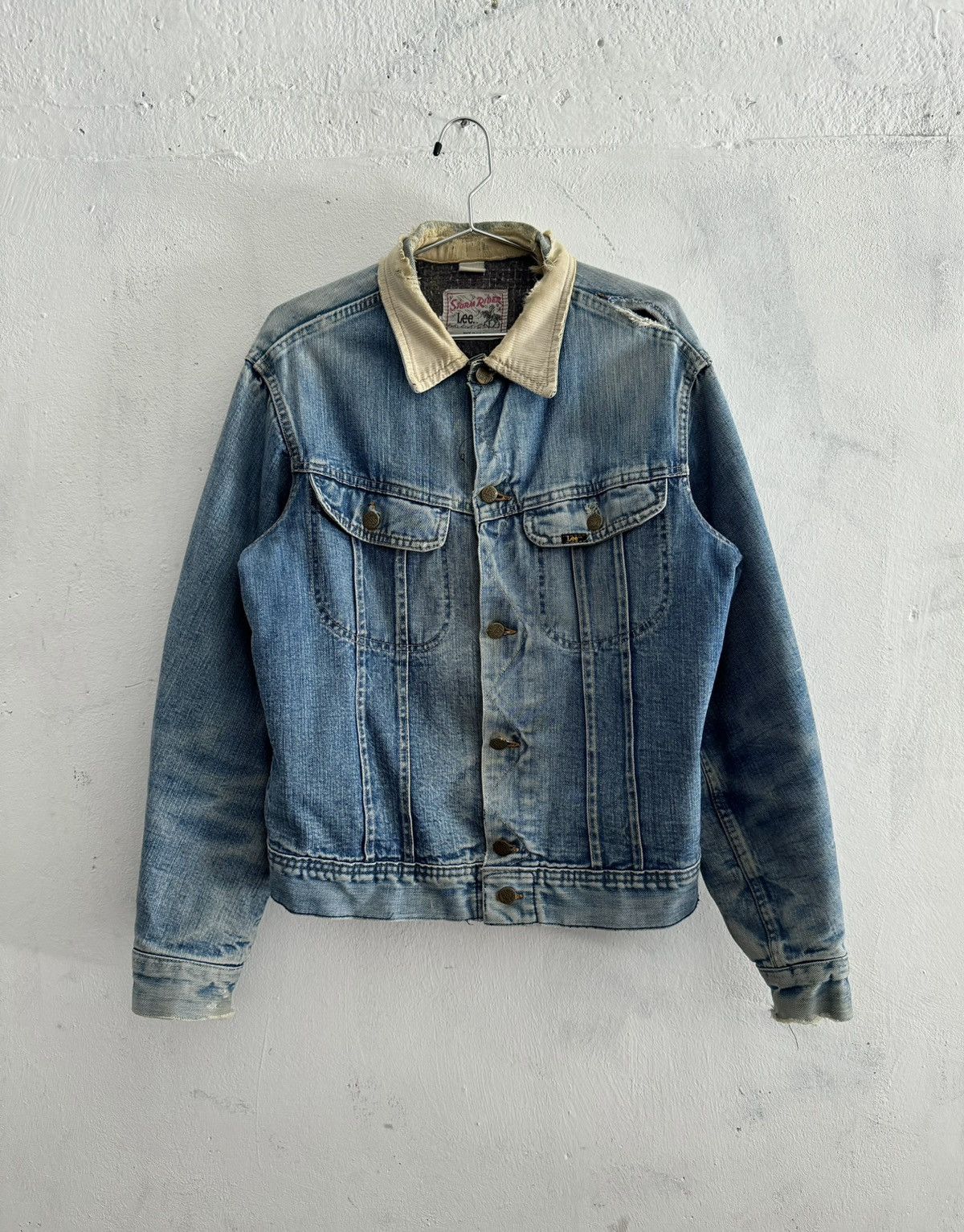 Vintage Lee Storm Rider Blanket 70s Thrashed Distressed